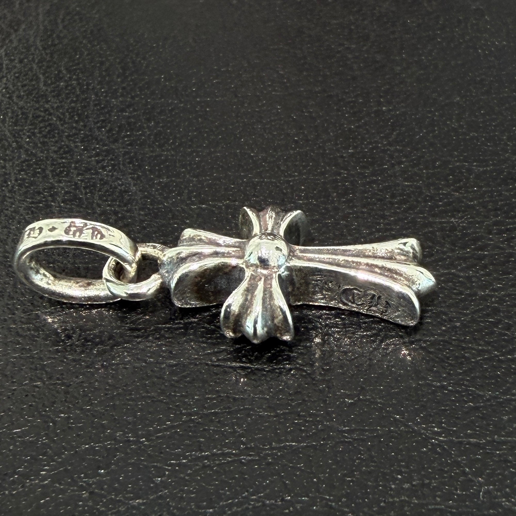 CHROME HEARTS Baby Fat Cross Pave Diamond Pendant Top クロムハーツ ベビーファット クロス パヴェダイヤモンド ペンダントトップ