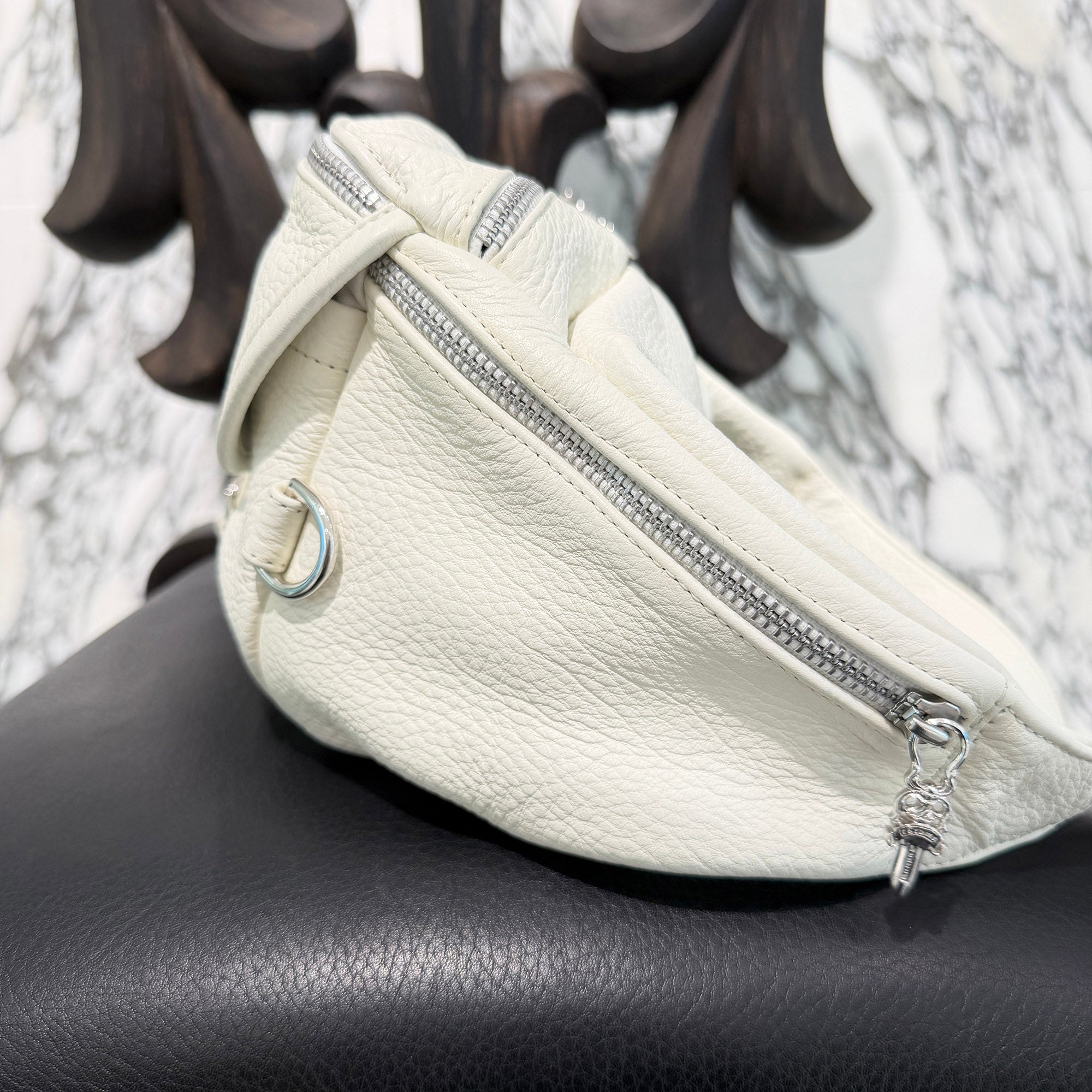 CHROME HEARTS 1 SNAT PACK MEDIUM LEATHER WAIST BAG クロムハーツ 1