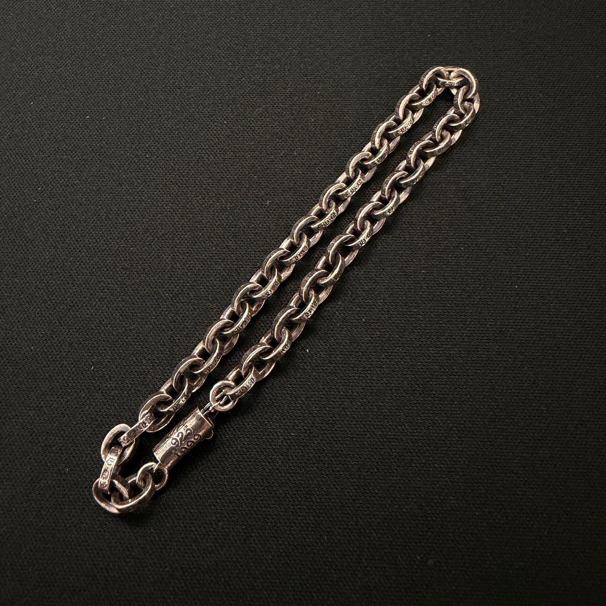CHROME HEARTS Paper Chain Bracelet Size 7 Inch クロムハーツ