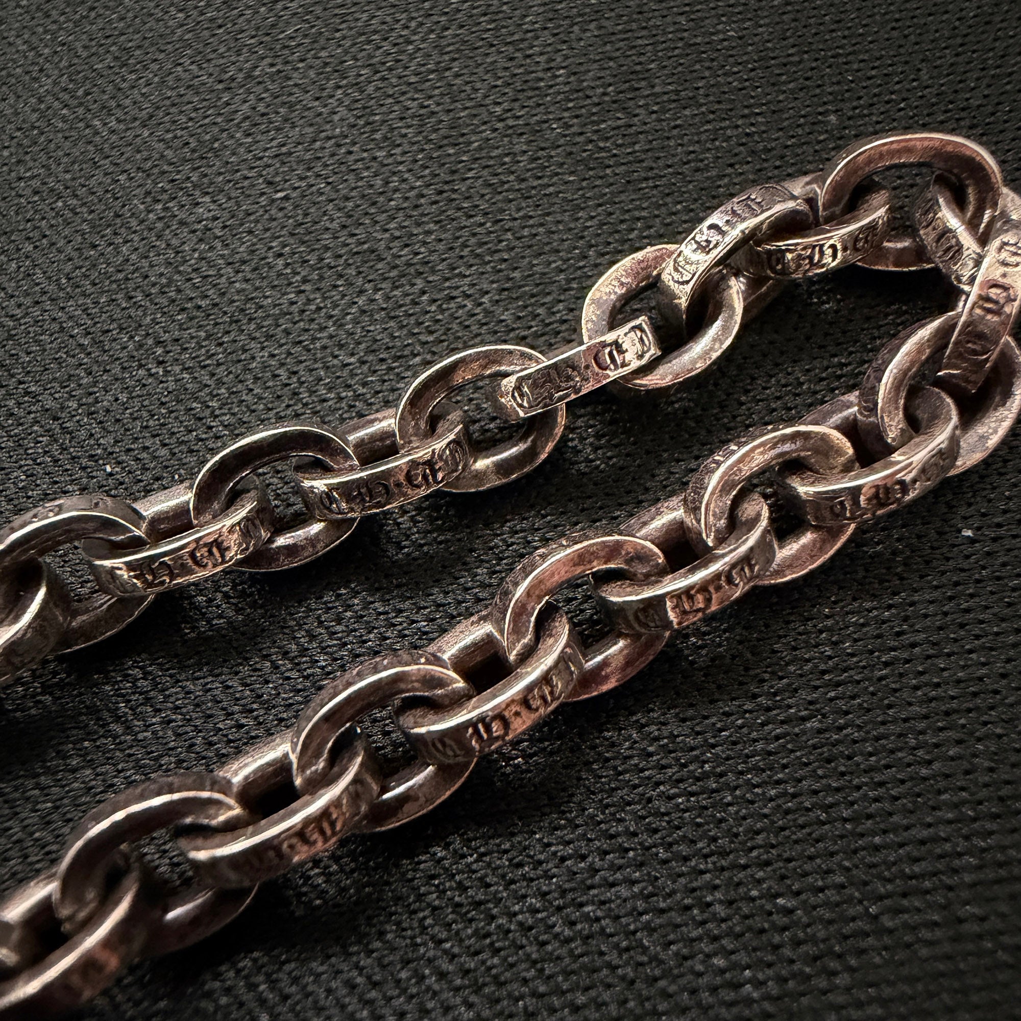 CHROME HEARTS Paper Chain Bracelet Size 7 Inch クロムハーツ