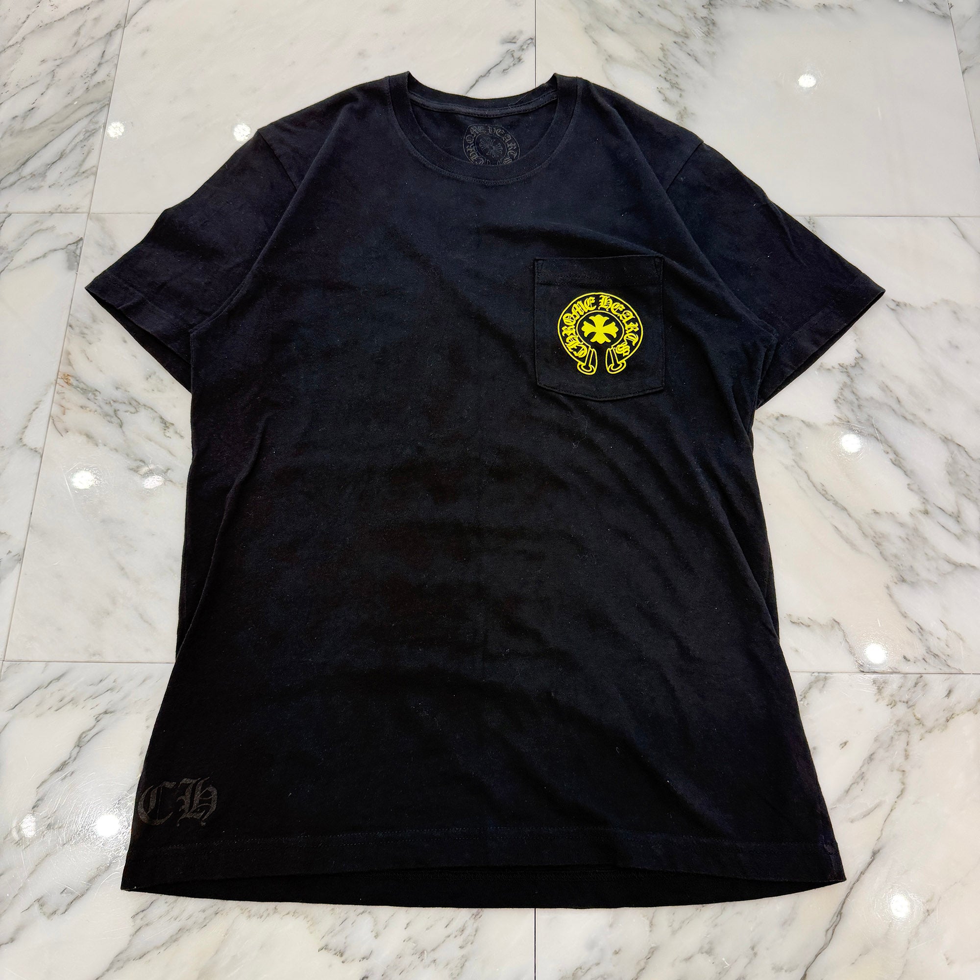 CHROME HEARTS Made In Hollywood Vertical Logo Tee Size M クロムハーツ メイドインハリウッド ヴァーティカルロゴ Tシャツ サイズM
