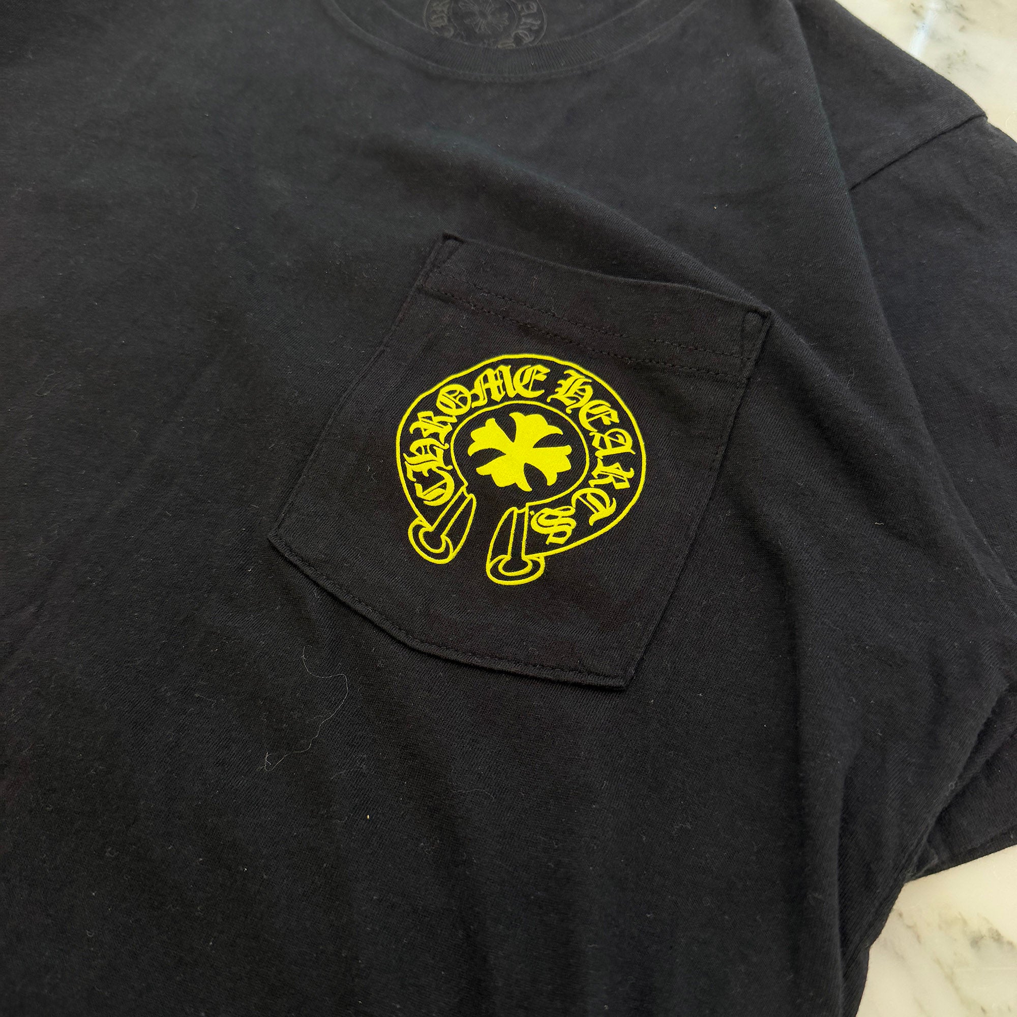 CHROME HEARTS Made In Hollywood Vertical Logo Tee Size M クロムハーツ メイドインハリウッド ヴァーティカルロゴ Tシャツ サイズM