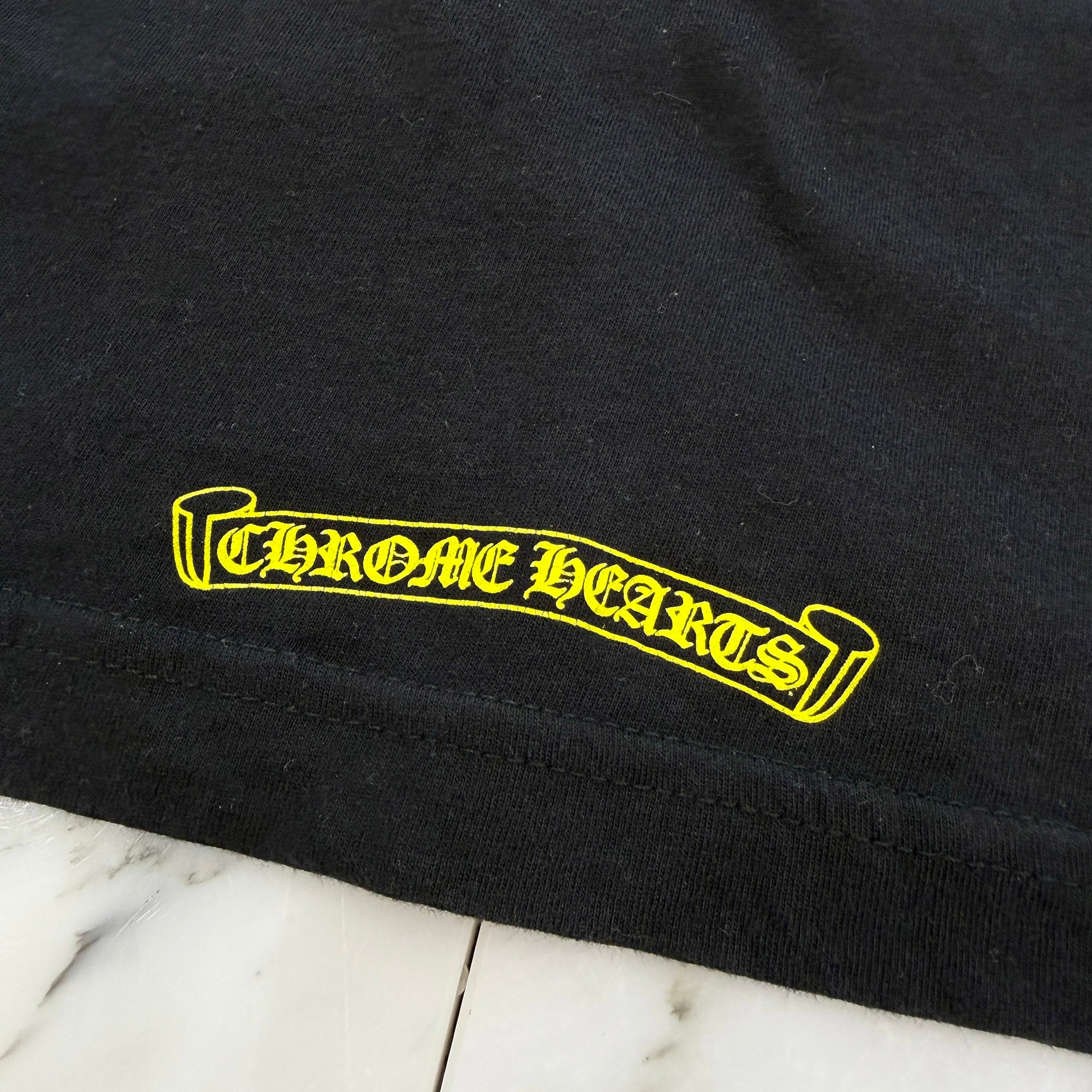 CHROME HEARTS Made In Hollywood Vertical Logo Tee Size M クロムハーツ メイドインハリウッド ヴァーティカルロゴ Tシャツ サイズM
