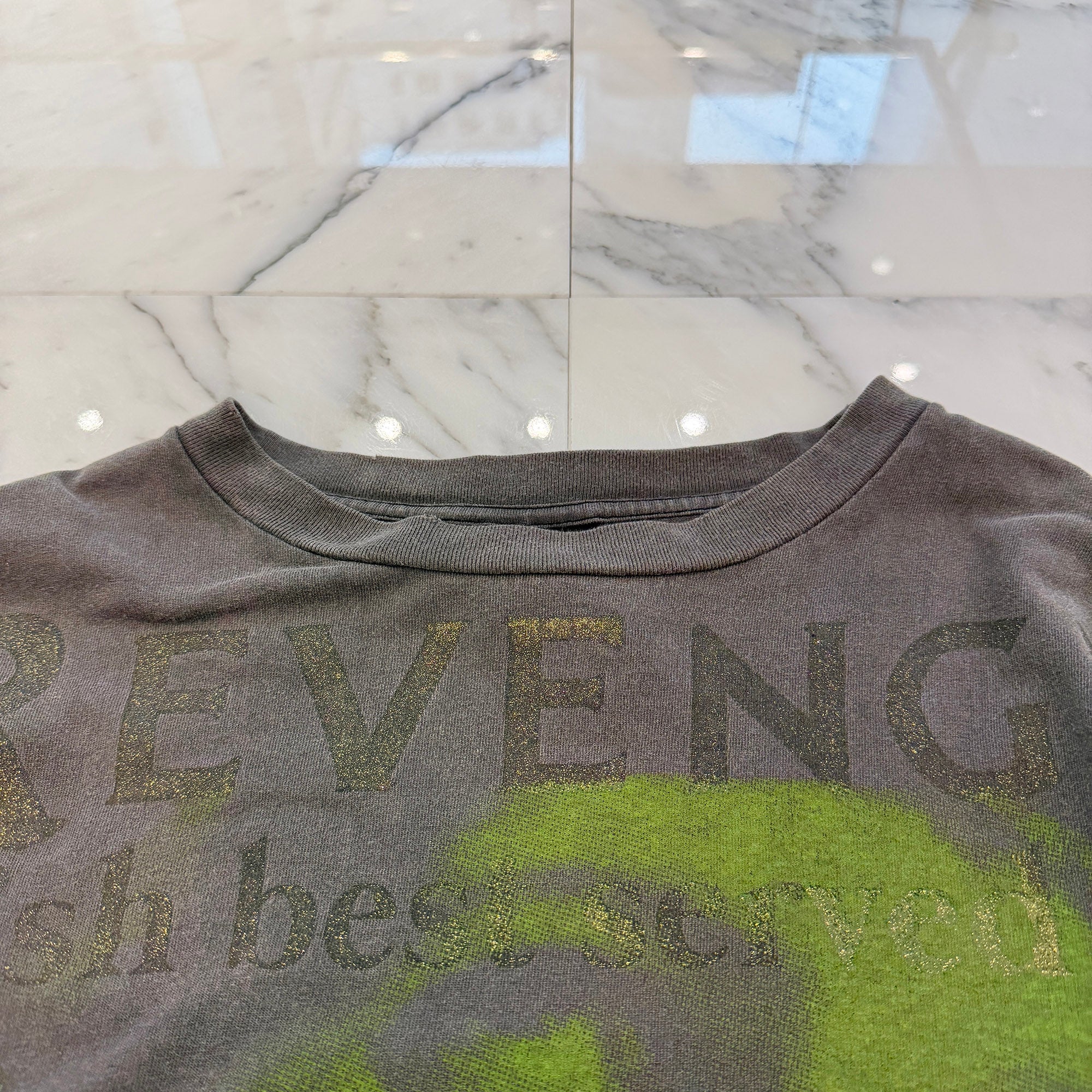 SAINT Mxxxxxx × BerBerJin 2023SS "REVENGE" S/S Tee SM-S23-0000-085 Size XXL セントマイケル×ベルベルジン "リベンジ" 半袖Tシャツ サイズXXL