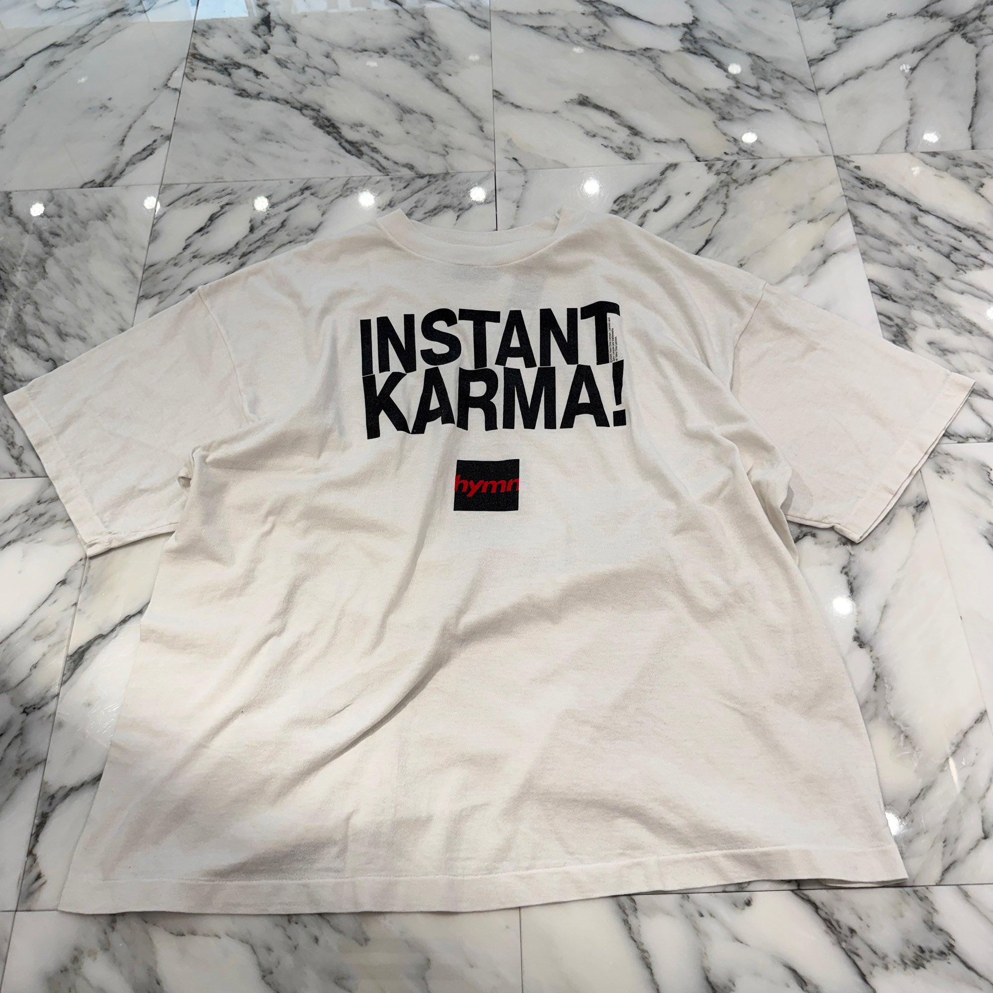 SAINT Mxxxxxx × JOHN LENNON 2026SS "INSTANT KARMA" S/S Tee SM-MK8-0000-C26 Size XXL セントマイケル×ジョン・レノン "インスタント・カーマ" 半袖Tシャツ サイズXXL
