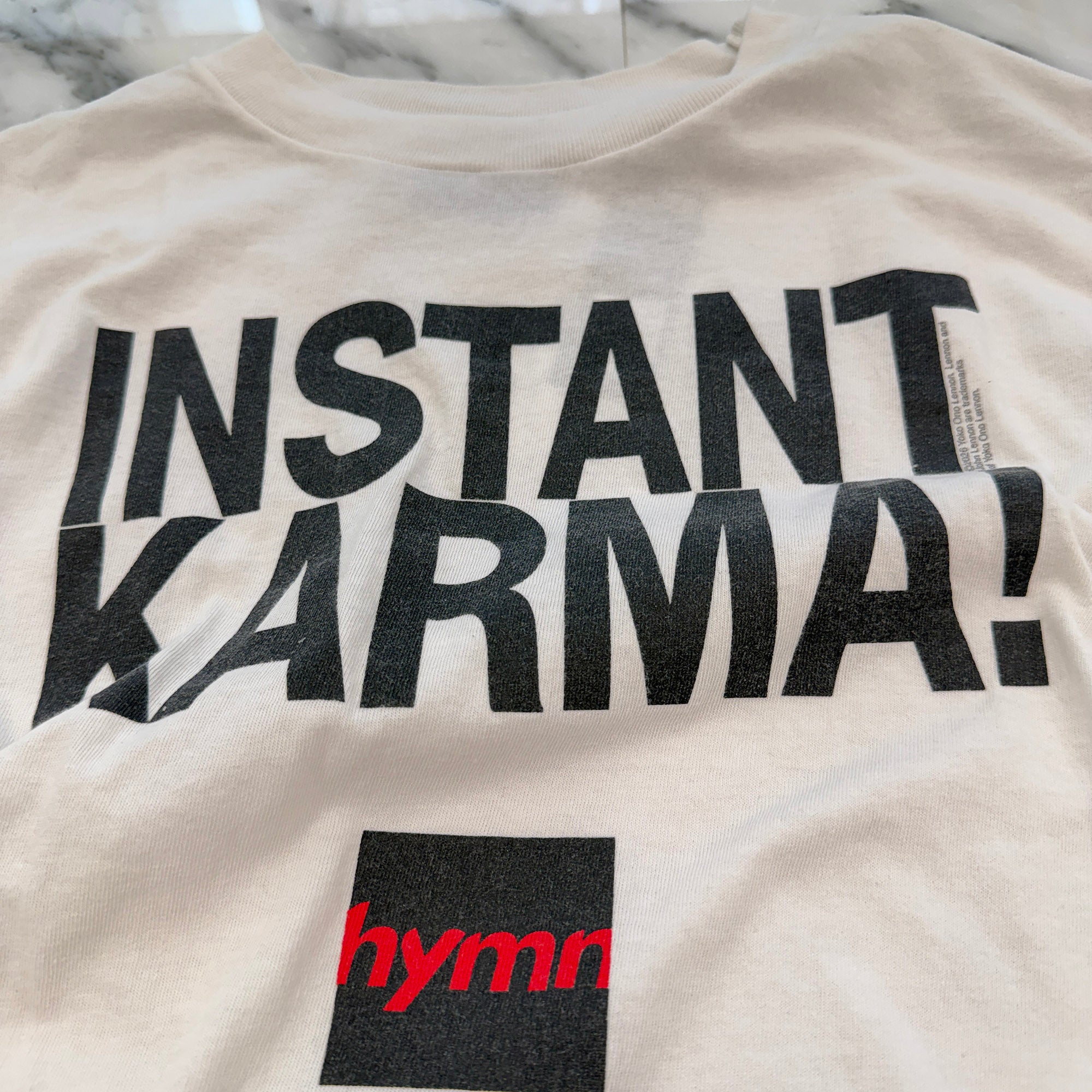 SAINT Mxxxxxx × JOHN LENNON 2026SS "INSTANT KARMA" S/S Tee SM-MK8-0000-C26 Size XXL セントマイケル×ジョン・レノン "インスタント・カーマ" 半袖Tシャツ サイズXXL