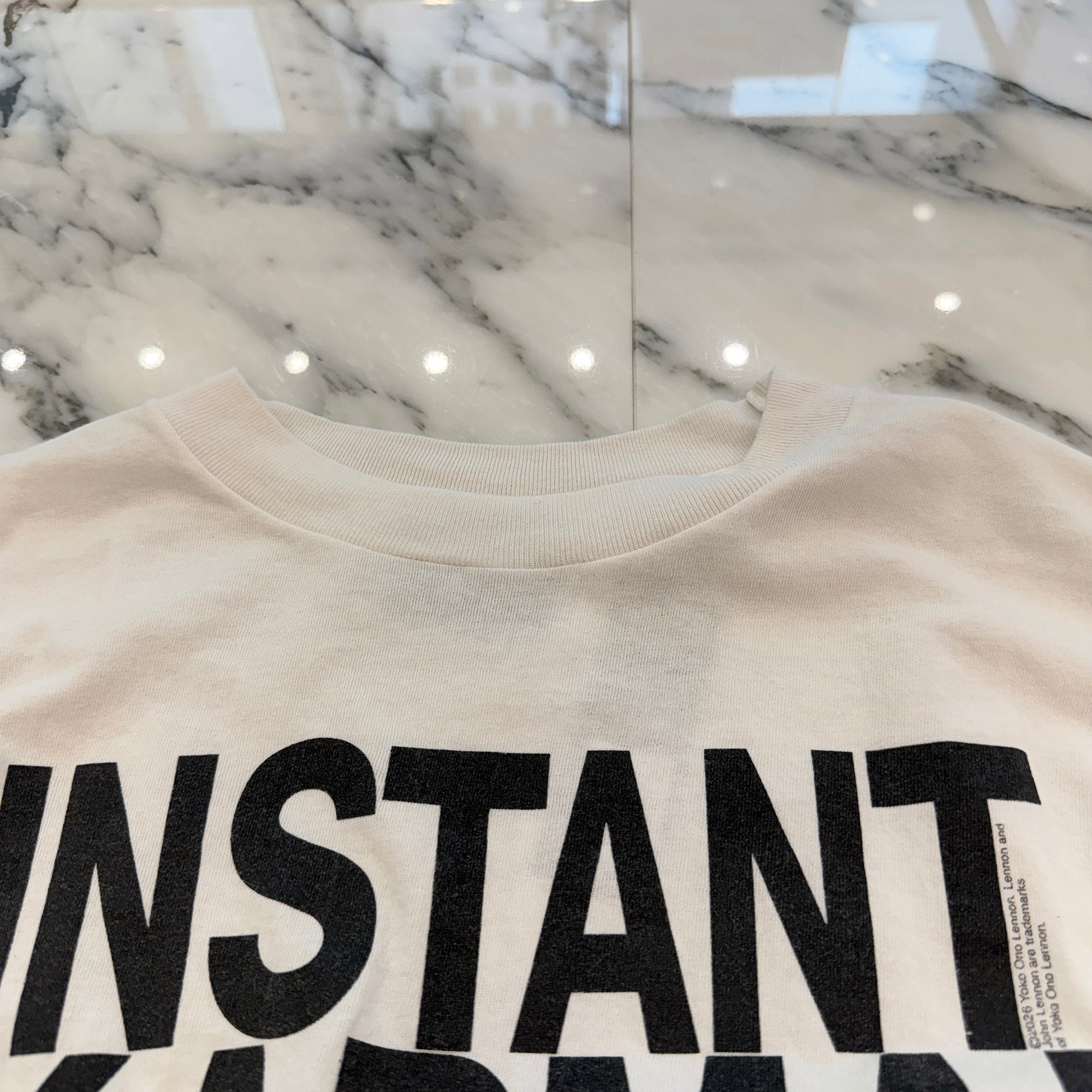 SAINT Mxxxxxx × JOHN LENNON 2026SS "INSTANT KARMA" S/S Tee SM-MK8-0000-C26 Size XXL セントマイケル×ジョン・レノン "インスタント・カーマ" 半袖Tシャツ サイズXXL