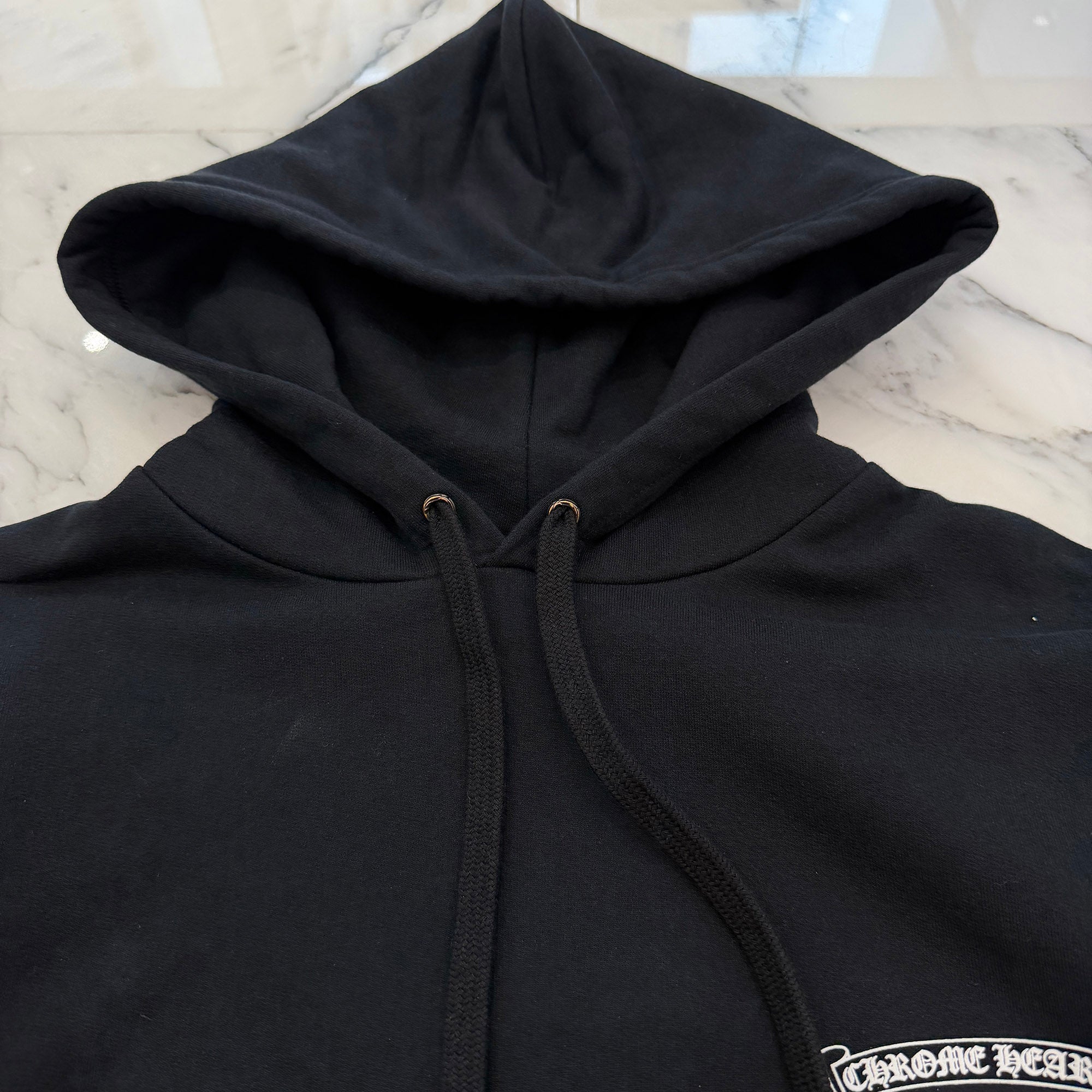 CHROME HEARTS Back Scroll Label Logo Pullover Hoodie Size L クロムハーツ バックスクロールラベルロゴ プルオーバーフーディー サイズL