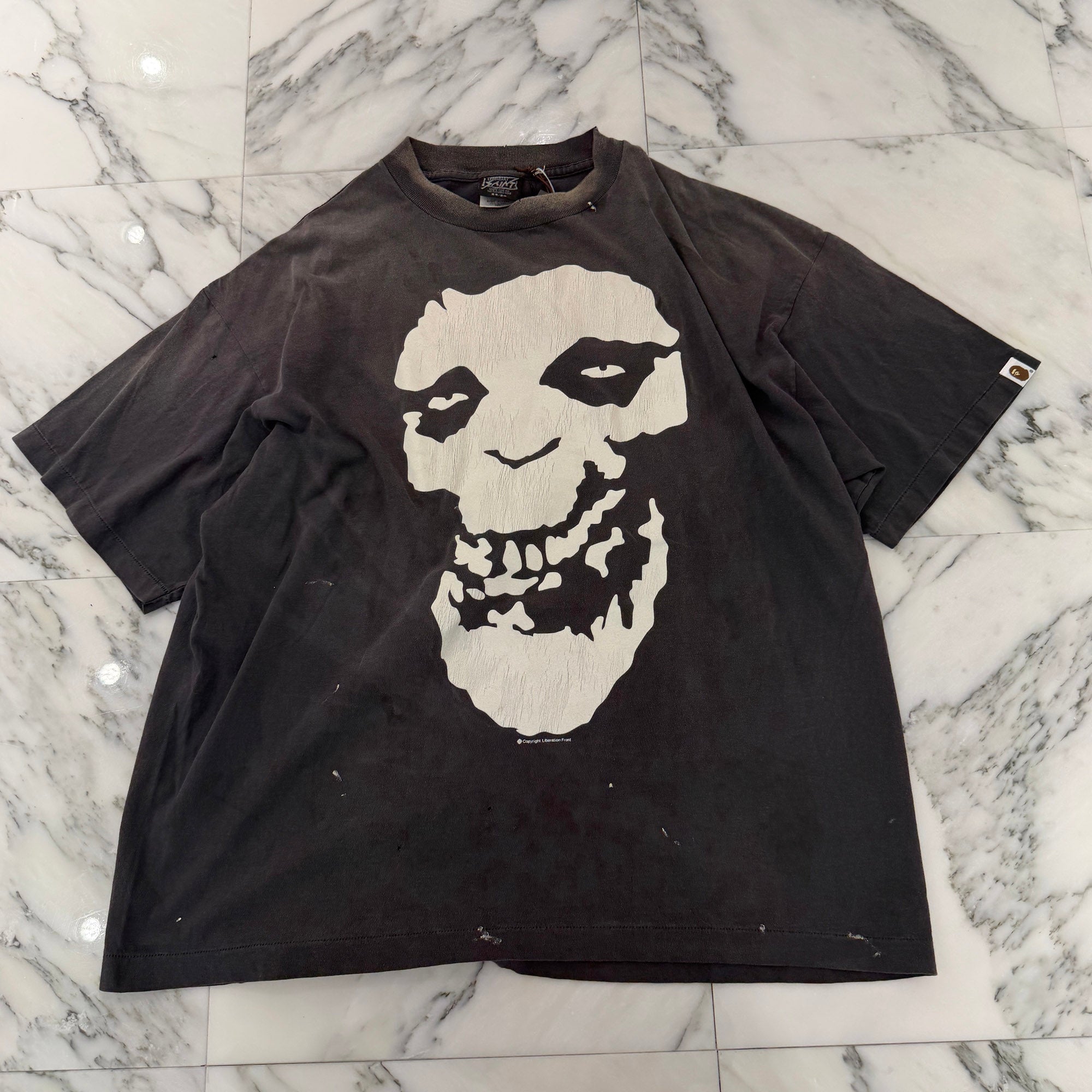 SAINT Mxxxxxx x A BATHING APE 2026SS "ALWAYS LOVE" S/S Tee SM-MK8-0000-C49 Size 2XL セントマイケル×ア・ベイシング・エイプ "オールウェイズ ラヴ" 半袖Tシャツ サイズ2XL