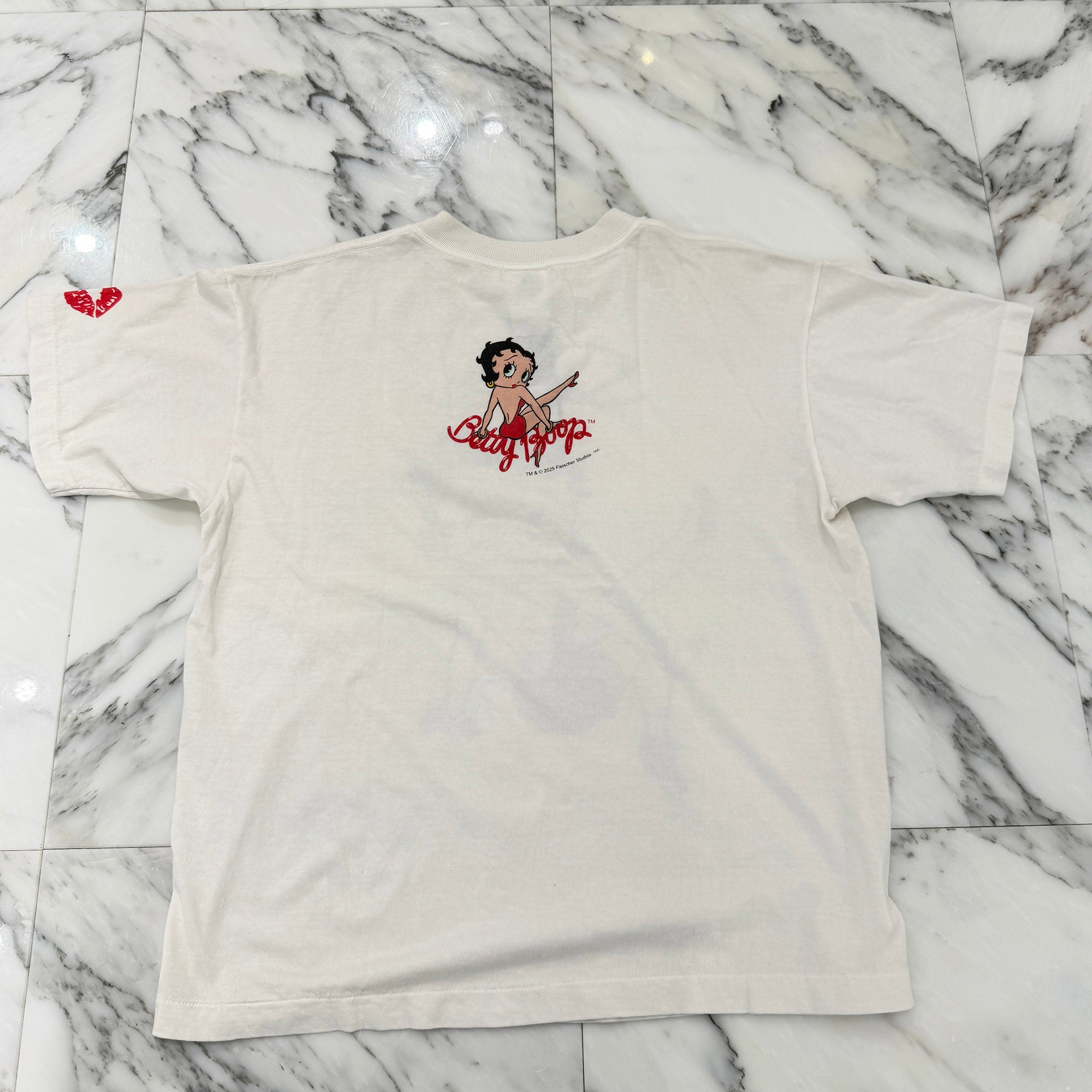 SAINT Mxxxxxx x Fleischer Studios 2025AW "Betty Boop" S/S Tee SM-HR1-0000-C40 Size S セントマイケル×フライシャー・スタジオ "ベティ・ブープ" 半袖Tシャツ サイズS
