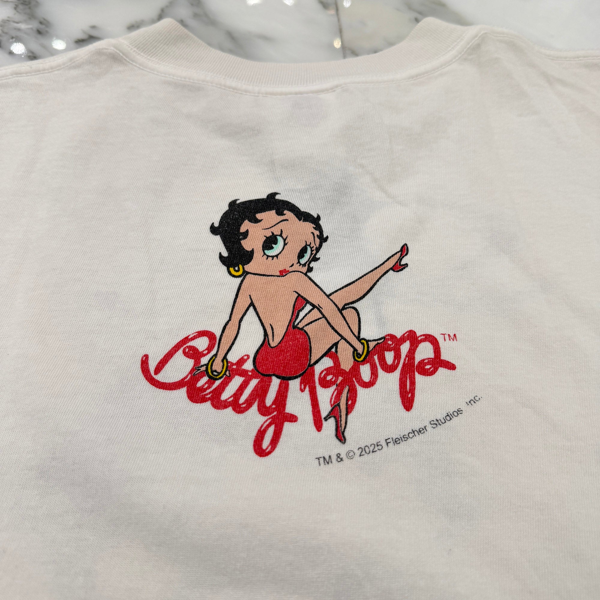 SAINT Mxxxxxx x Fleischer Studios 2025AW "Betty Boop" S/S Tee SM-HR1-0000-C40 Size S セントマイケル×フライシャー・スタジオ "ベティ・ブープ" 半袖Tシャツ サイズS