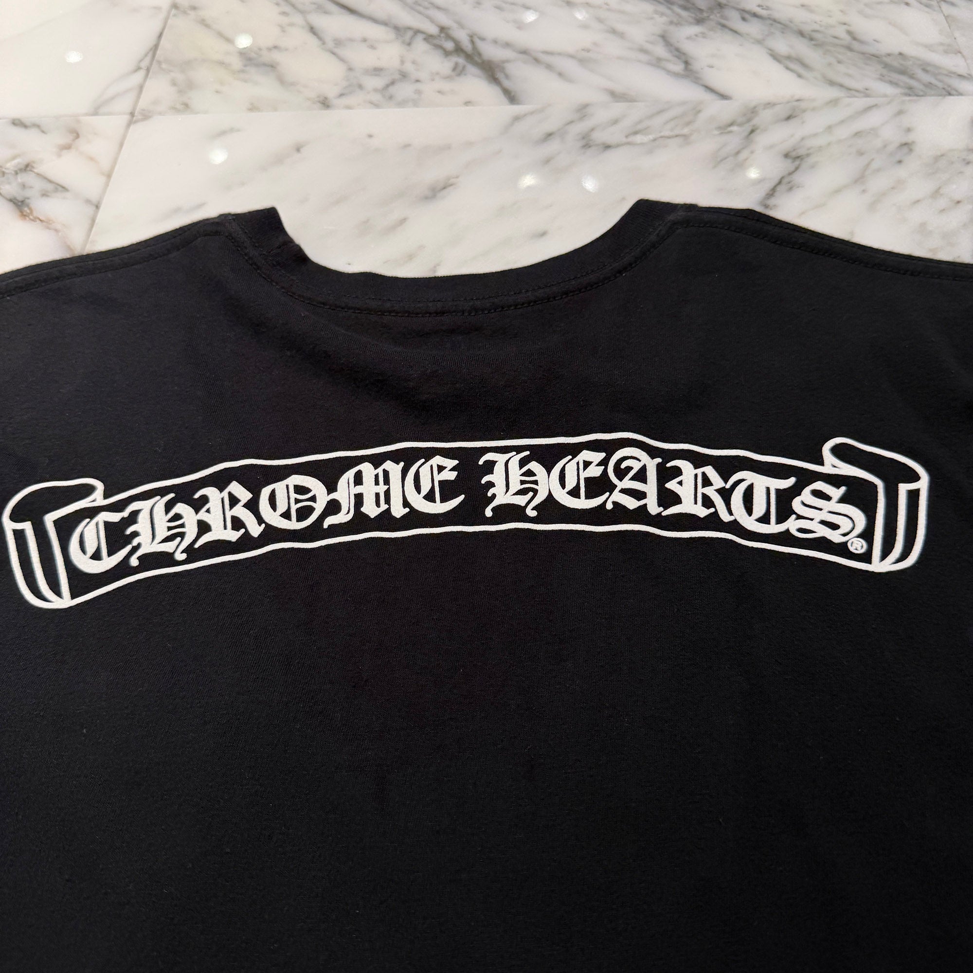 CHROME HEARTS Back Scroll Tee Size M クロムハーツ バックスクロール Tシャツ サイズM