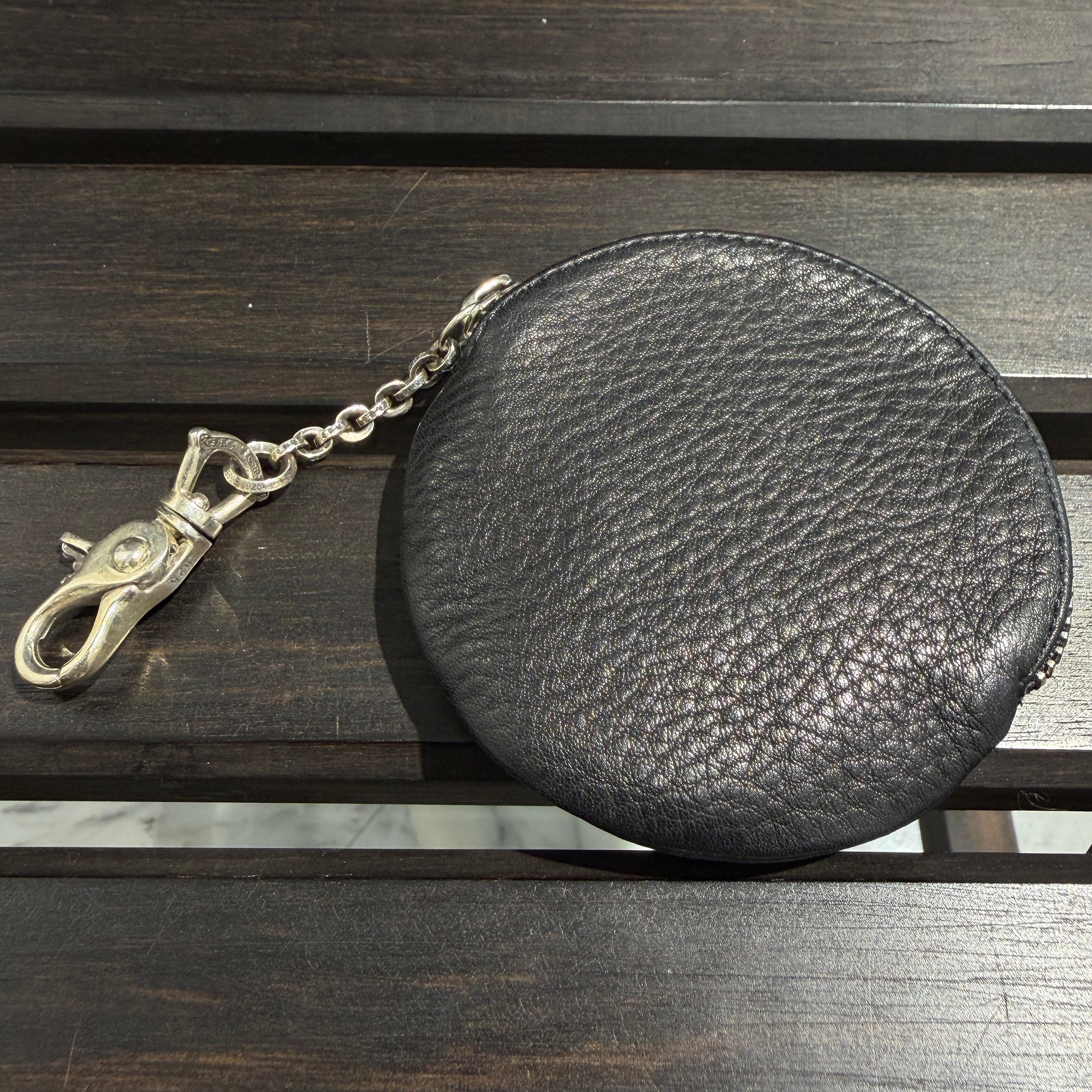 クロムハーツ ペーパーチェーンクリップ ケース CHROME HEARTS 1 CLIP Paper Chain Triple Cross Leather Patch Coin