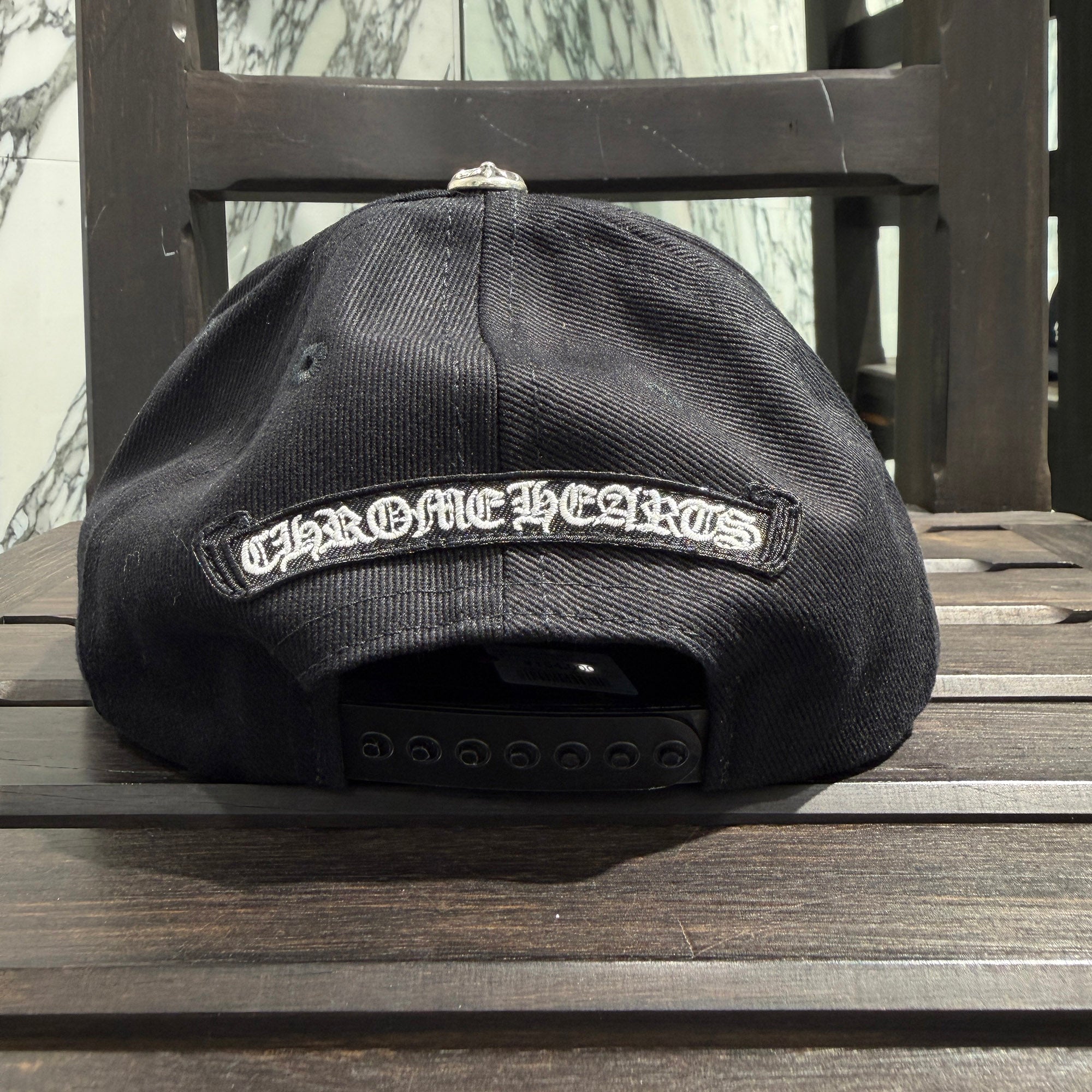 CHROME HEARTS RS3 Cross Embroidery Trucker Cap Size ONE SIZE (51-61) クロムハーツ RS3クロス刺繡 トラッカーキャップ ワンサイズ (51-61)