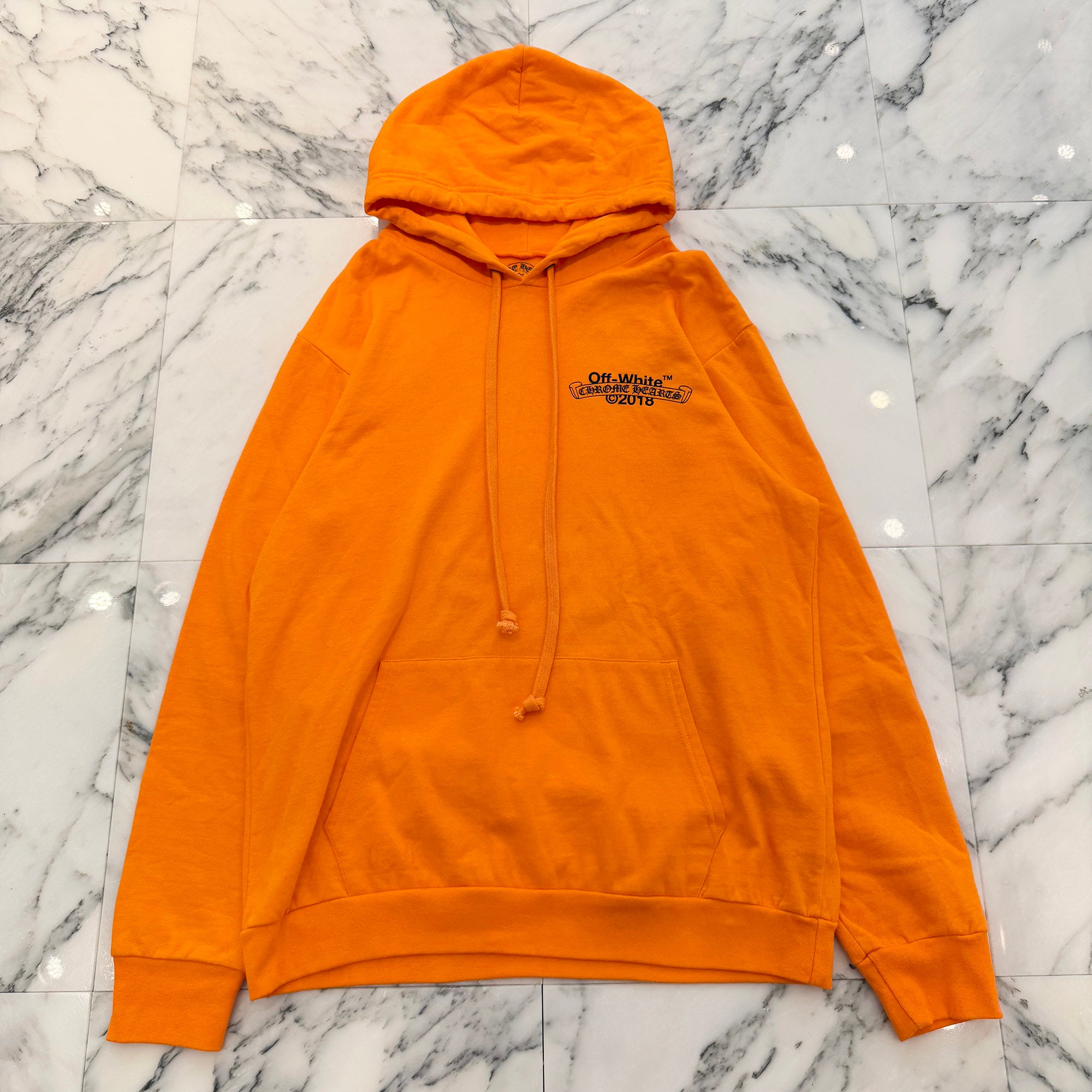 CHROME HEARTS × OFF-WHITE 2018SS HD PLVR V Size XXL クロムハーツ×オフホワイト プルオーバーフーディ サイズXXL