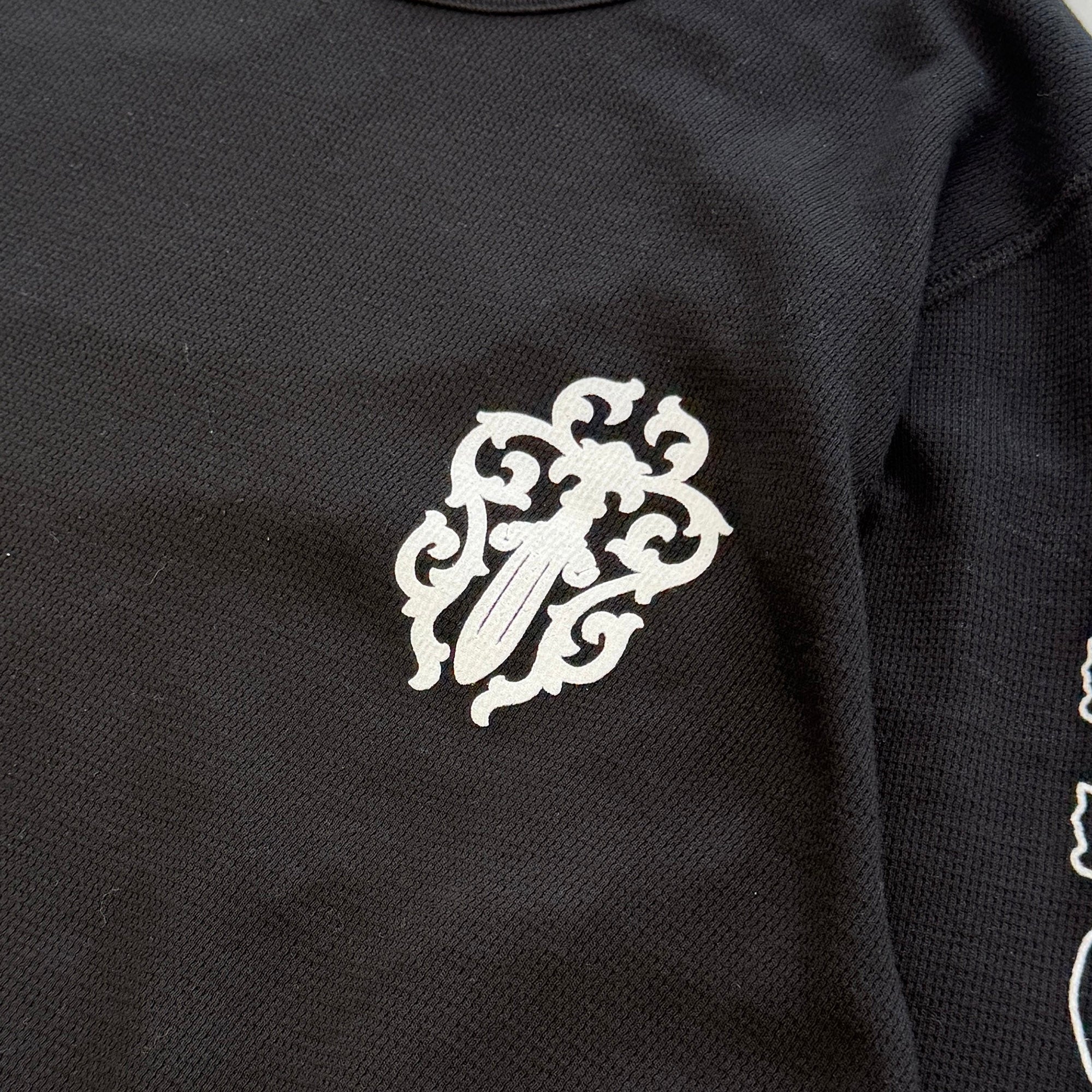CHROME HEARTS × DEADLY DOLL Horseshoe Thermel Long Sleeve Tee Size L クロムハーツ × デッドリードール ホースシュー サーマル ロングスリーブTシャツ サイズL