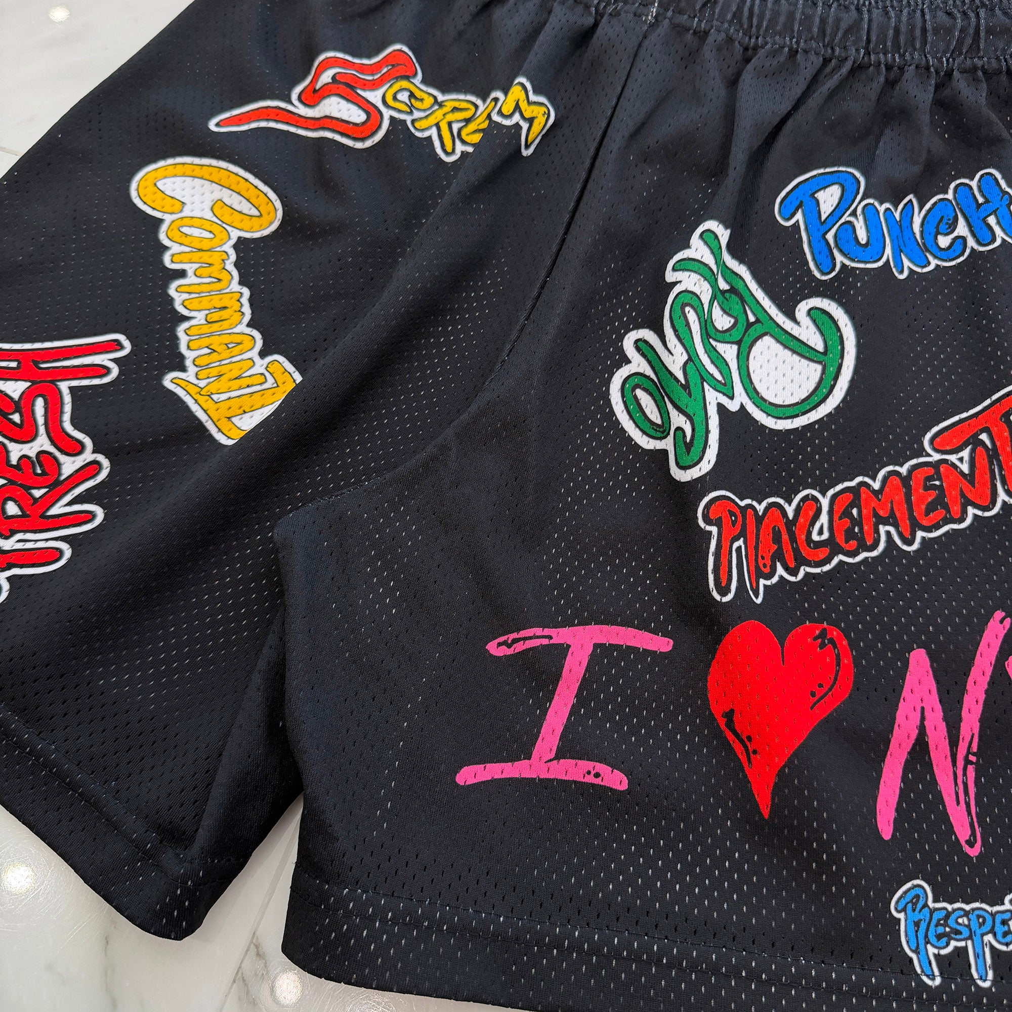 MATTY BOY × Eric Emanuel New York Limited EE Mesh Shorts Size M マッティボーイ × エリック・エマニュエル ニューヨーク限定 EE メッシュ ショーツ サイズM