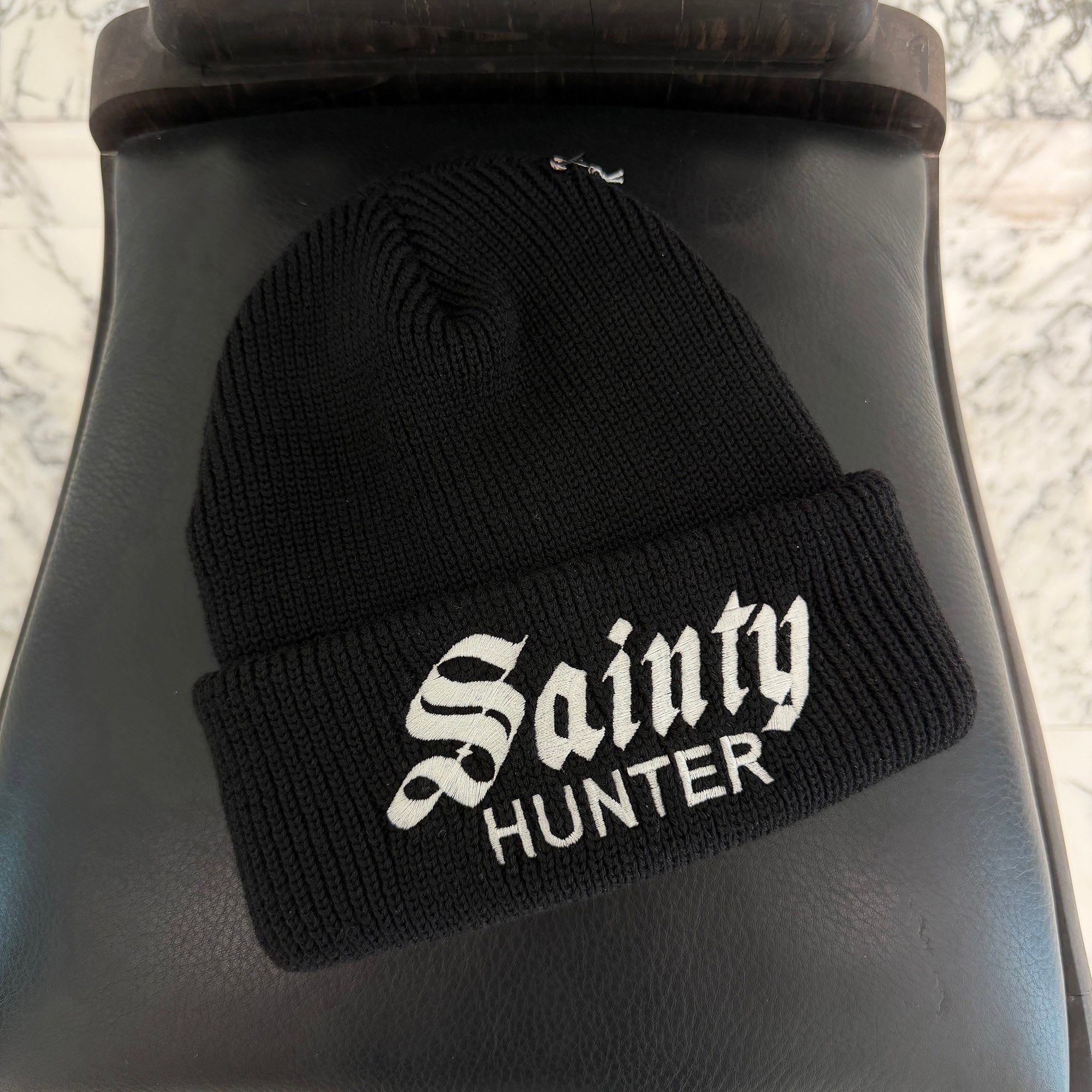 SAINT Mxxxxxx × BOUNTY HUNTER 2026SS "SAINTY HUNTER" Logo Embroidery Knit Cap SM-MK8-0000-C38 Size ONE SIZE セントマイケル×バウンティハンター "セインティハンター" ロゴ刺繍 ニットキャップ サイズONE SIZE