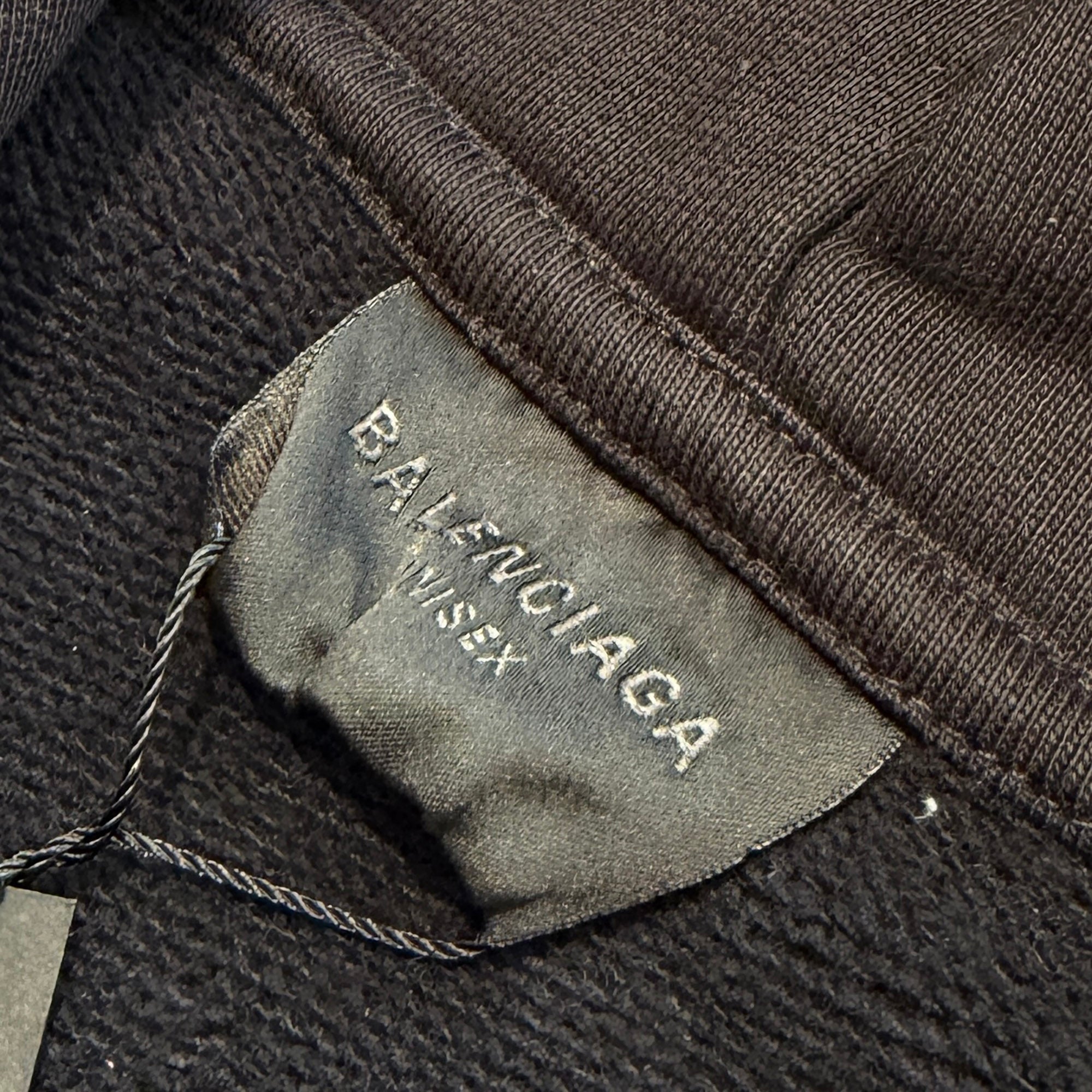 BALENCIAGA 2024SS AI GENERATED Medium Fit Pullover Hoodie 767877 TQVF9 Size XL バレンシアガ AI ジェネレイト ミディアムフィット プルオーバーフーディ サイズXL