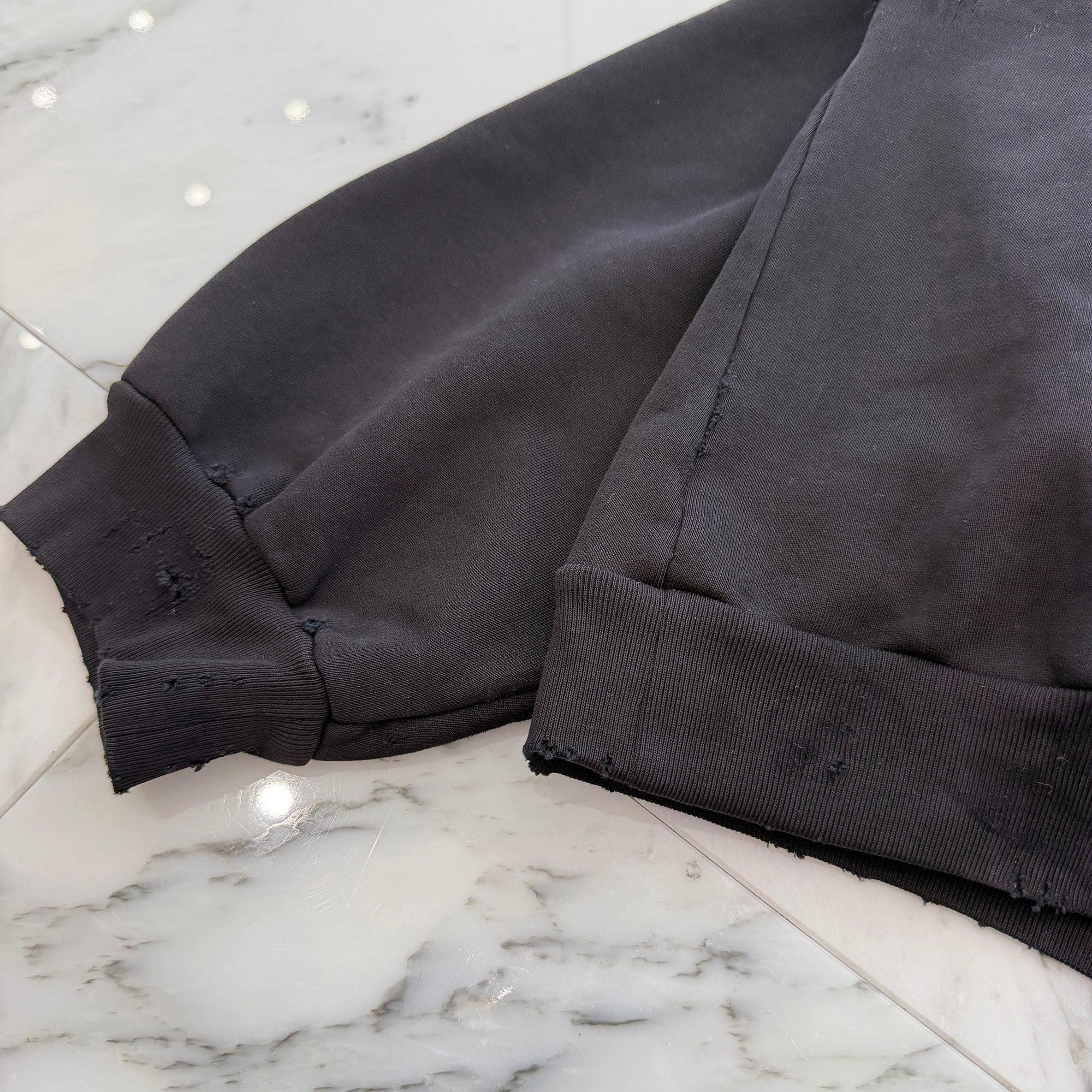 BALENCIAGA 2024SS AI GENERATED Medium Fit Pullover Hoodie 767877 TQVF9 Size XL バレンシアガ AI ジェネレイト ミディアムフィット プルオーバーフーディ サイズXL
