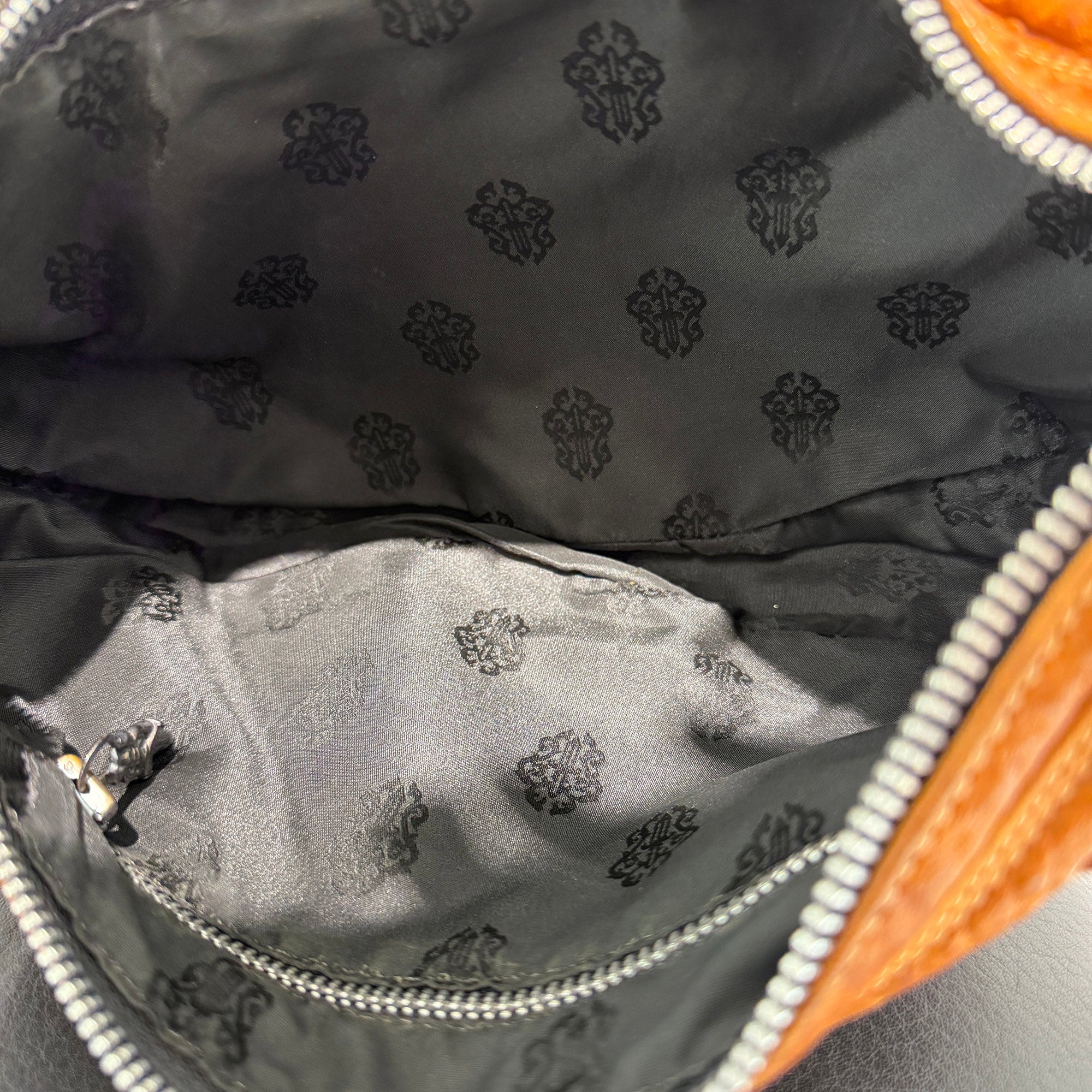 CHROME HEARTS Scroll Label Leather Hobo Bag クロムハーツ スクロールラベル レザーホーボーバッグ