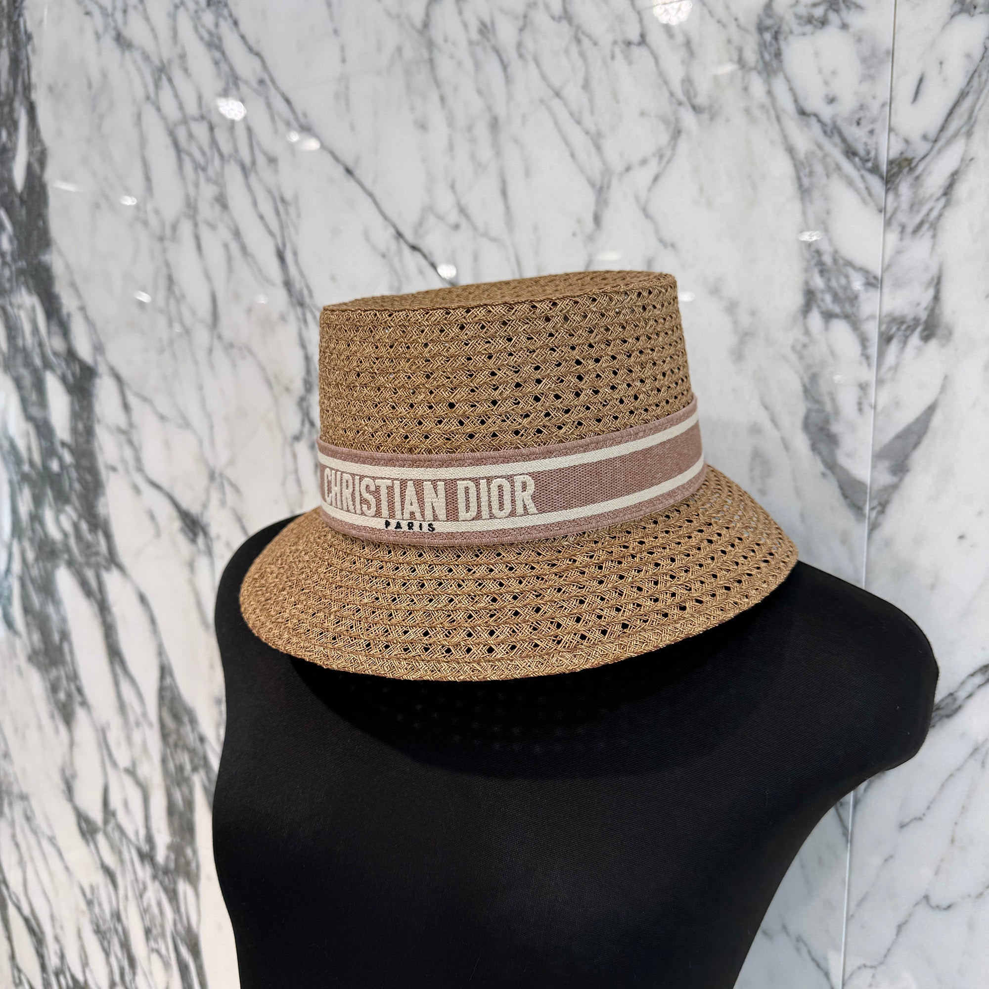 Dior D-Bobby Small Brim Bucket Hat 34DBP923G153 Size 58 ディオール ディー・ボビー スモールブリム バケットハット サイズ58