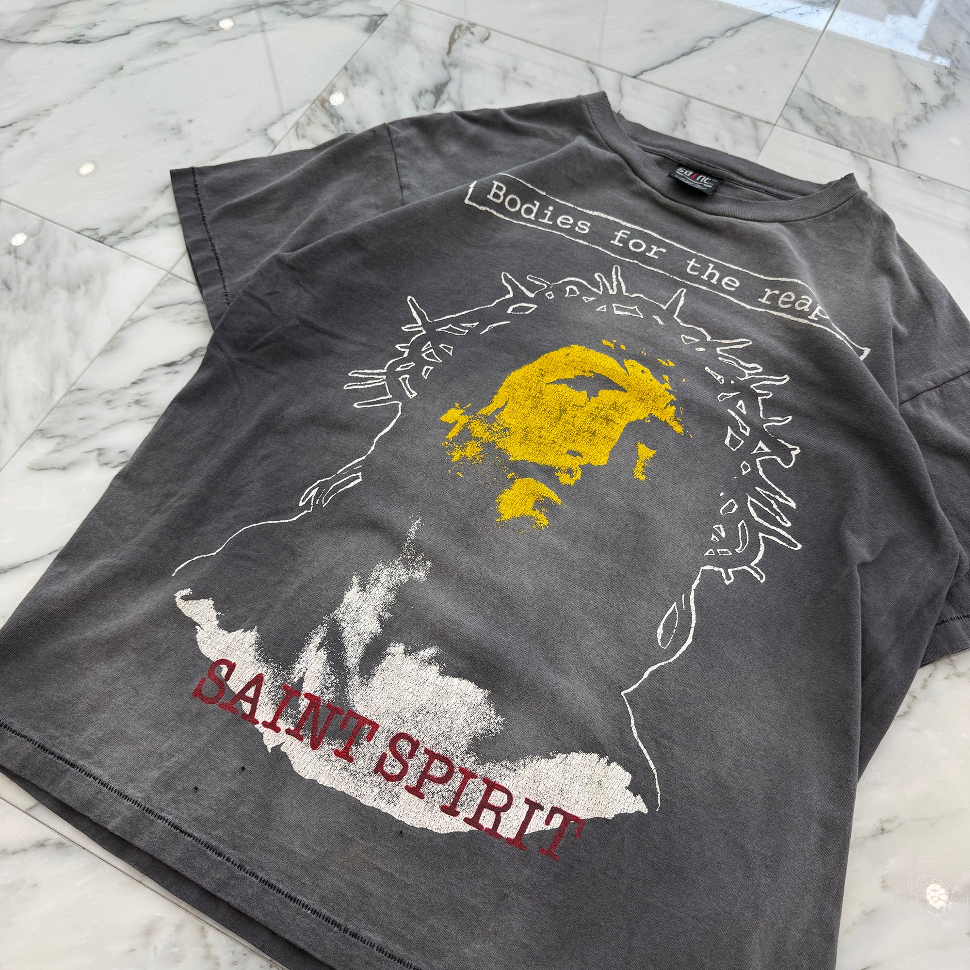 SAINT Mxxxxxx 2023AW "BODIES FOR THE REAPER" S/S Tee SM-A23-0000-002 Size XL セントマイケル "ボディーズ・フォー・ザ・リーパー" 半袖Tシャツ サイズXL