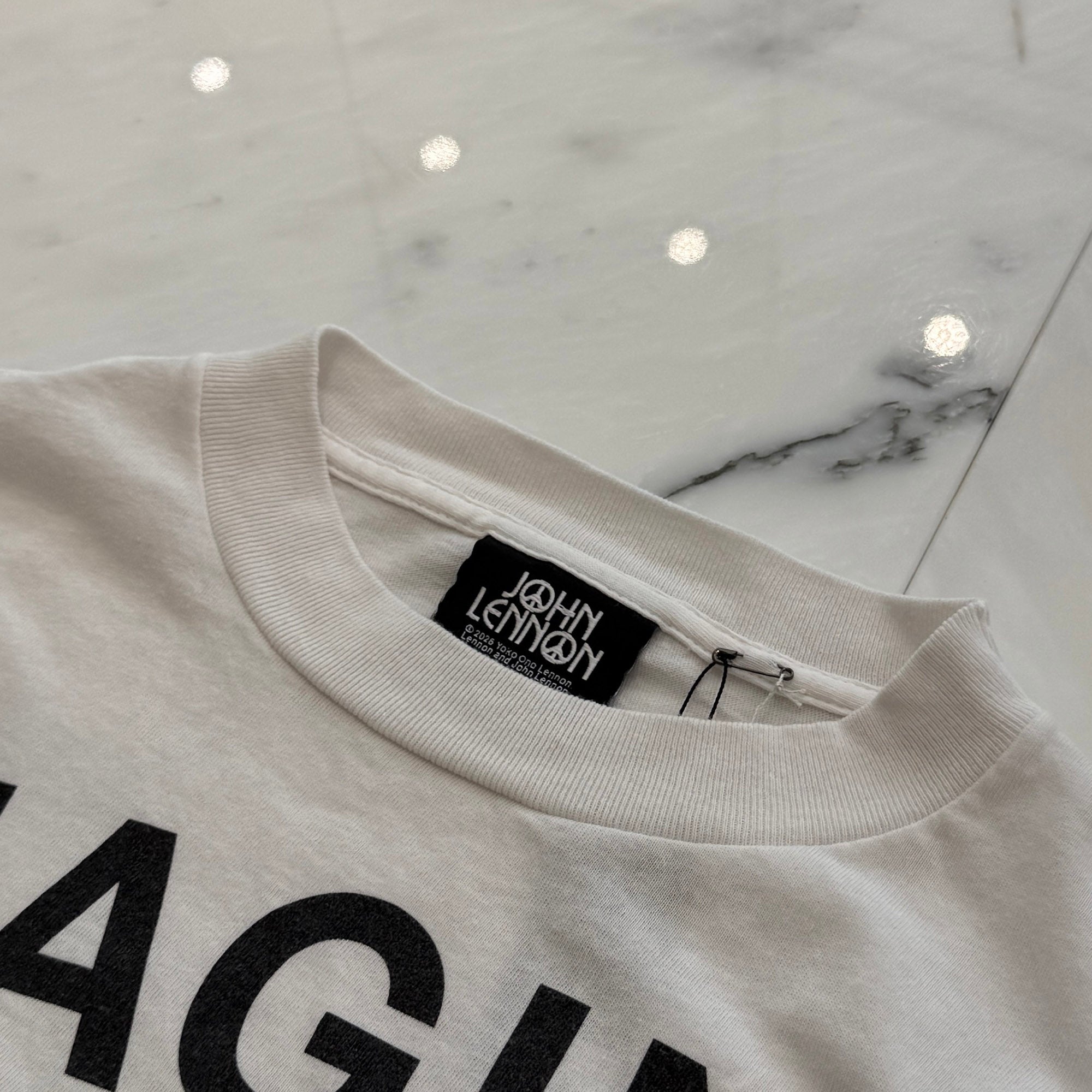 SAINT Mxxxxxx × JOHN LENNON 2026SS "IMAGINE PEACE" S/S Tee SM-MK8-0000-C27 Size XXL セントマイケル×ジョンレノン "イマジン・ピース" 半袖Tシャツ サイズXXL