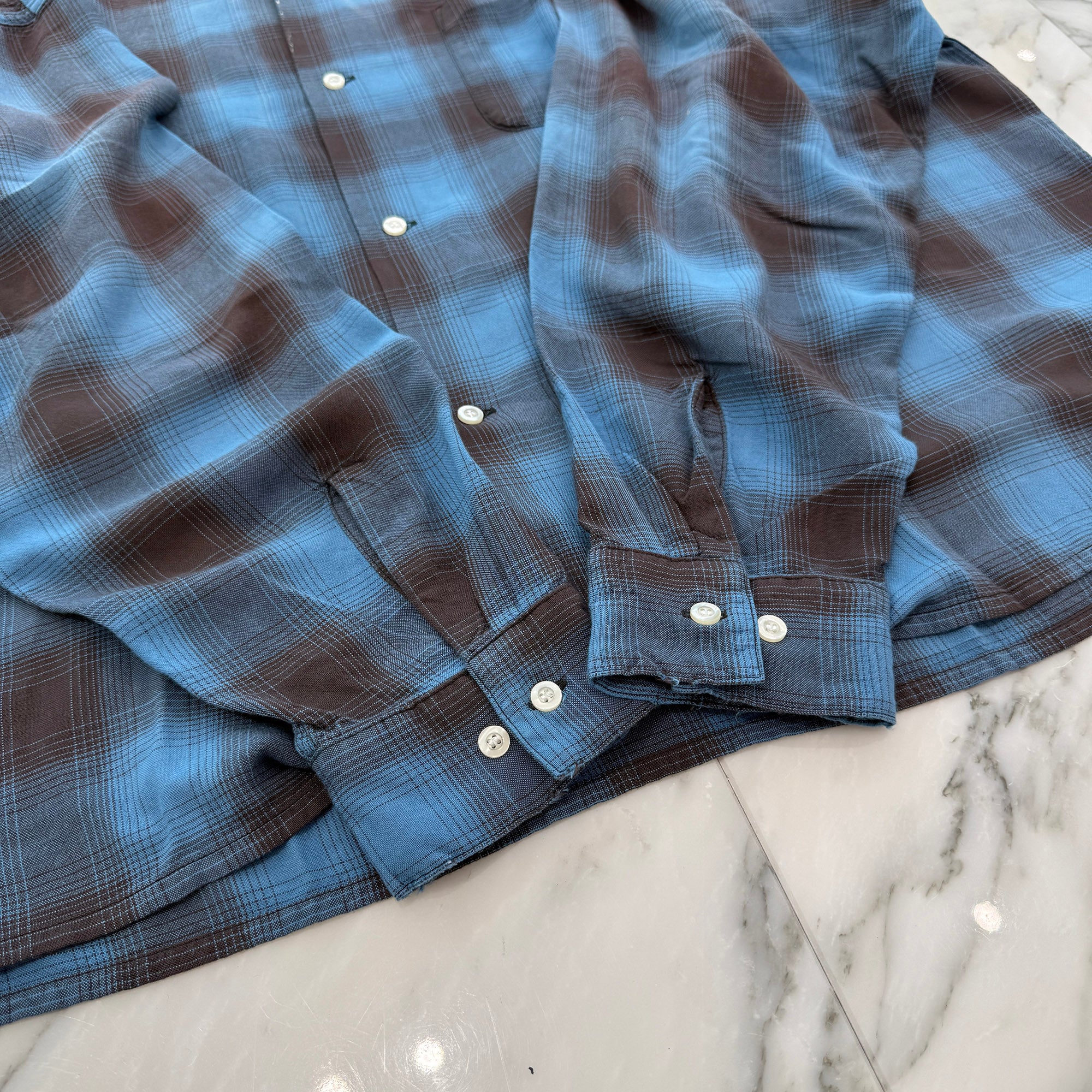 SAINT Mxxxxxx 2026SS Rayon Check Shirt SM-MK3-0000-044 Size XL セントマイケル レーヨンチェックシャツ サイズXL