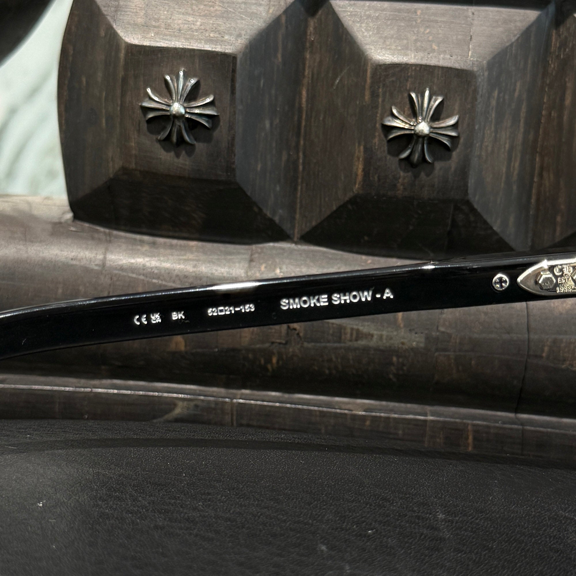CHROME HEARTS SMOKE SHOW-A Sunglasses Size 52□21-153 クロムハーツ スモークショー-A サングラス サイズ52□21-153
