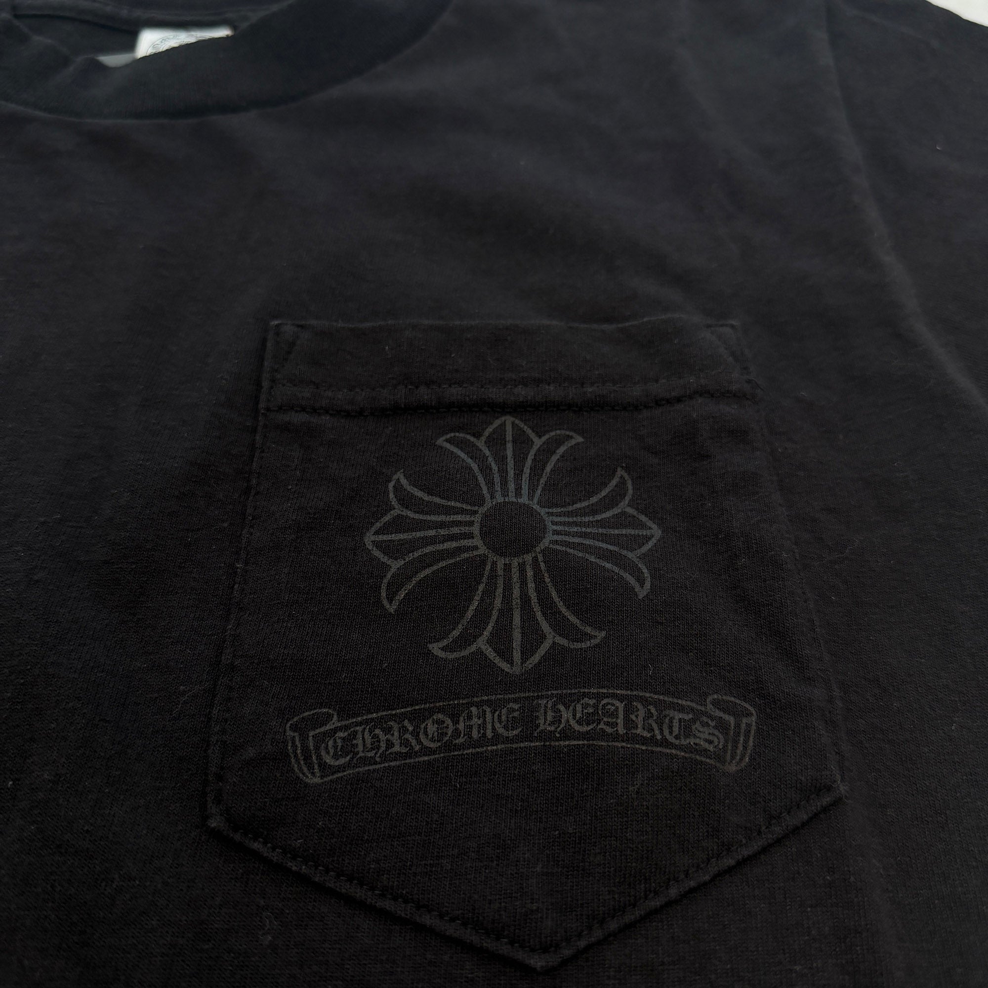 CHROME HEARTS Scroll Logo Label Circle CH Plus Tee Size S クロムハーツ スクロールロゴラベル サークル CHプラス Tシャツ サイズS