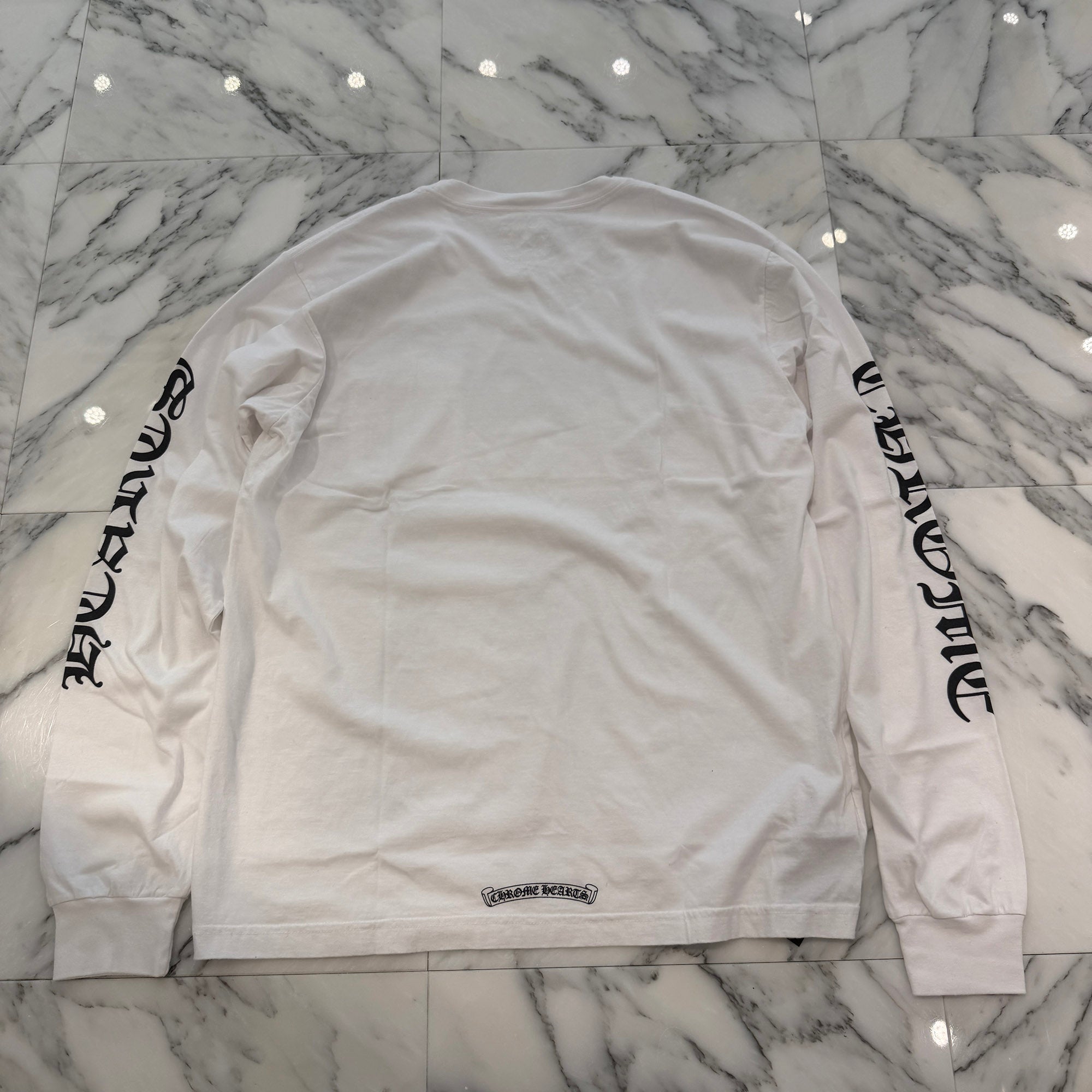 CHROME HEARTS Neck Logo Long Sleeve Tee Size XL クロムハーツ ネックロゴ ロングスリーブTシャツ サイズXL