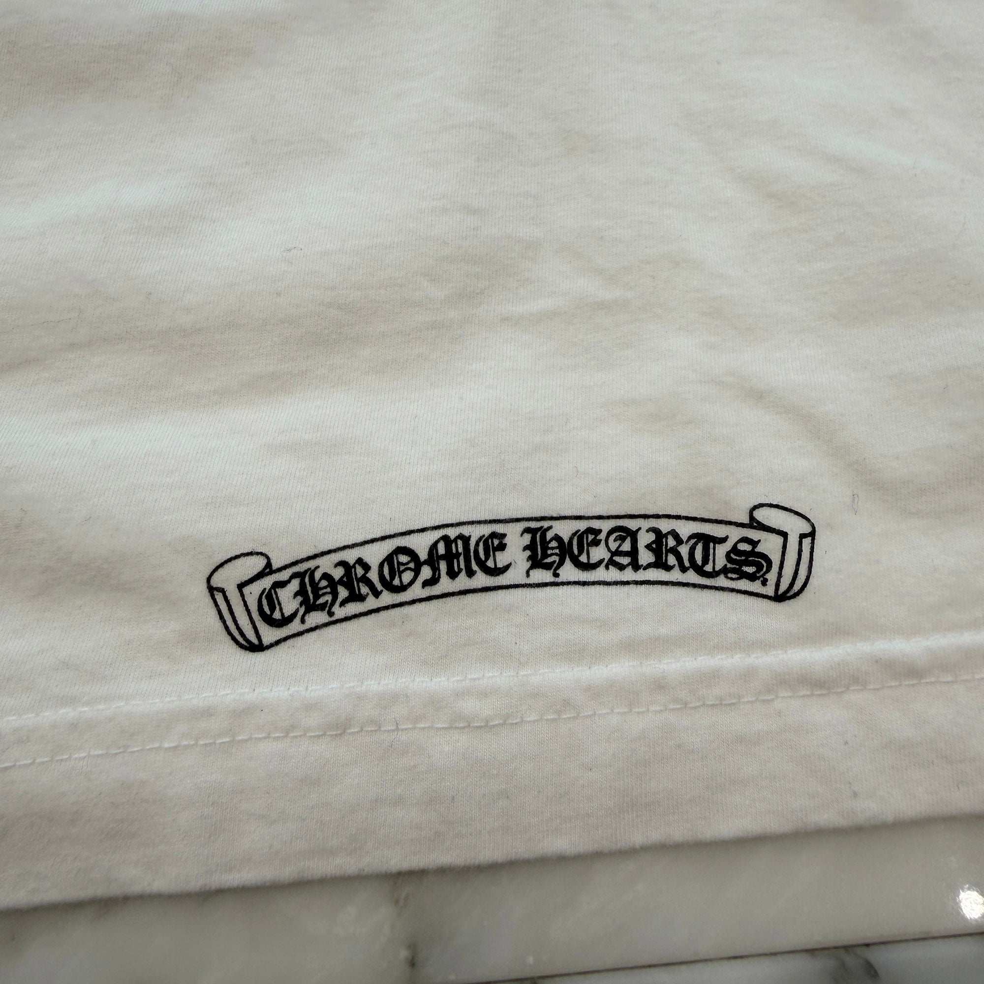CHROME HEARTS Neck Logo Long Sleeve Tee Size XL クロムハーツ ネックロゴ ロングスリーブTシャツ サイズXL