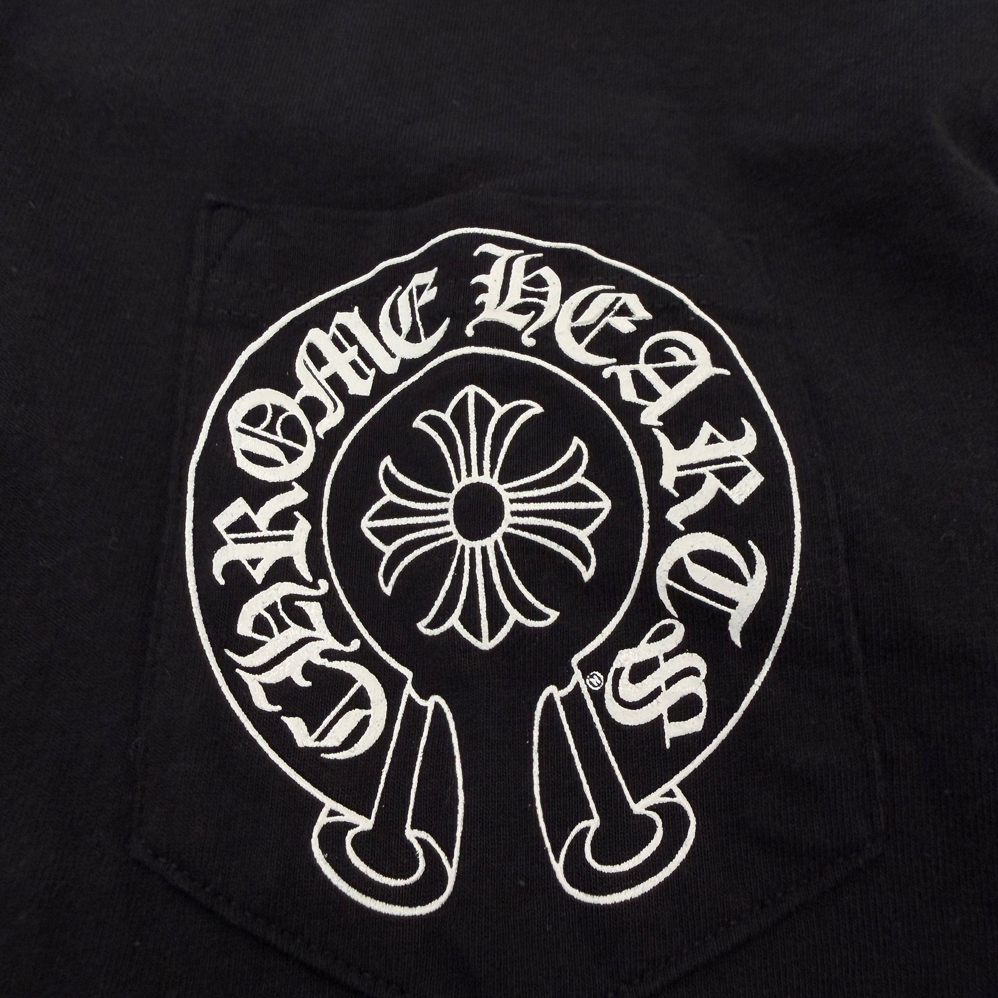CHROME HEARTS Sleeve CH Plus Print Star Long Sleeve Tee Size L クロムハーツ スリーブ CHプラス プリント スターロングスリーブ Tシャツ サイズL