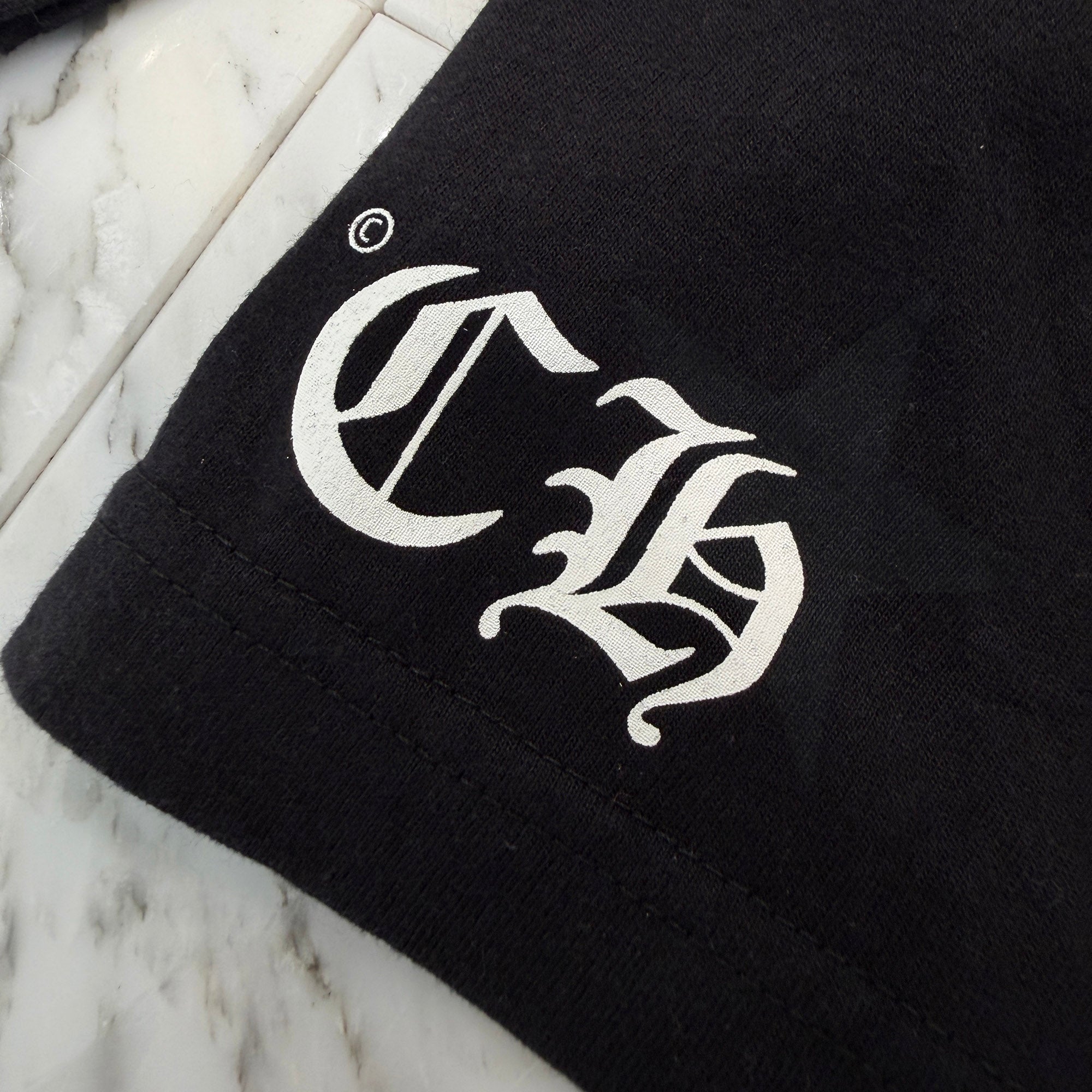 CHROME HEARTS Sleeve CH Plus Print Star Long Sleeve Tee Size L クロムハーツ スリーブ CHプラス プリント スターロングスリーブ Tシャツ サイズL