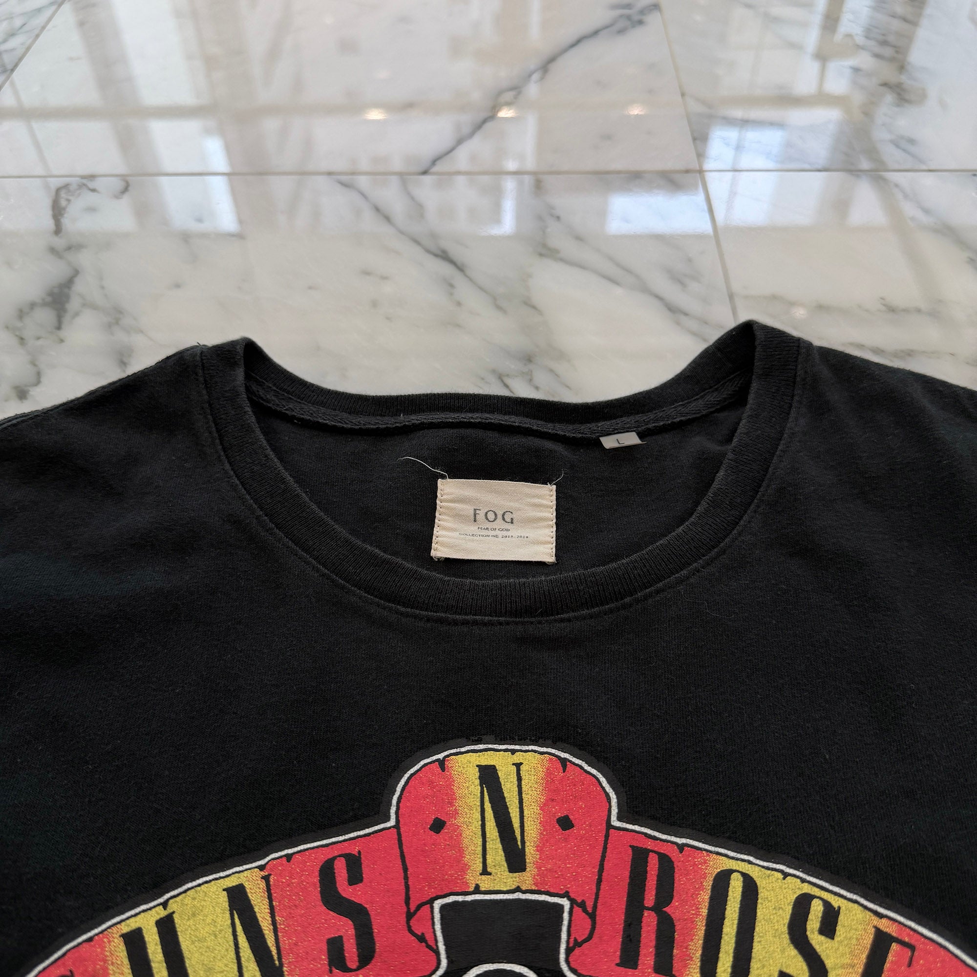 ESSENTIALS FEAR OF GOD 2015-2016 Guns N' Roses Appetite for Destruction Tee Size L エッセンシャル フィアオブゴッド ガンズアンドローゼス アペタイト フォー ディストラクション Tシャツ サイズL