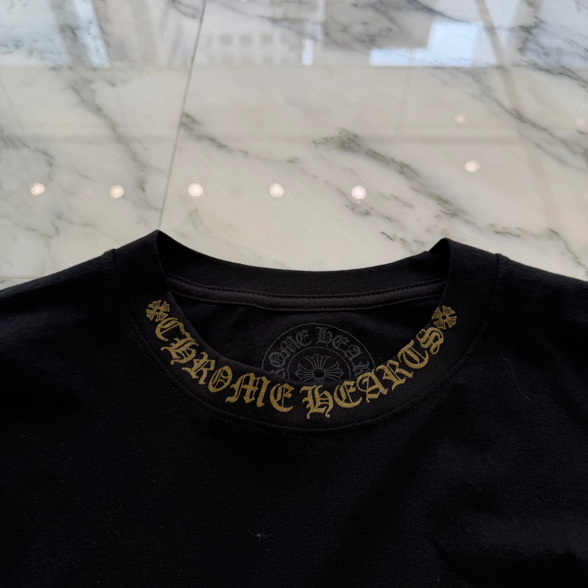 CHROME HEARTS 2026SS Neck Logo Long Sleeve Tee Size S クロムハーツ ネックロゴ ロングスリーブTシャツ サイズS