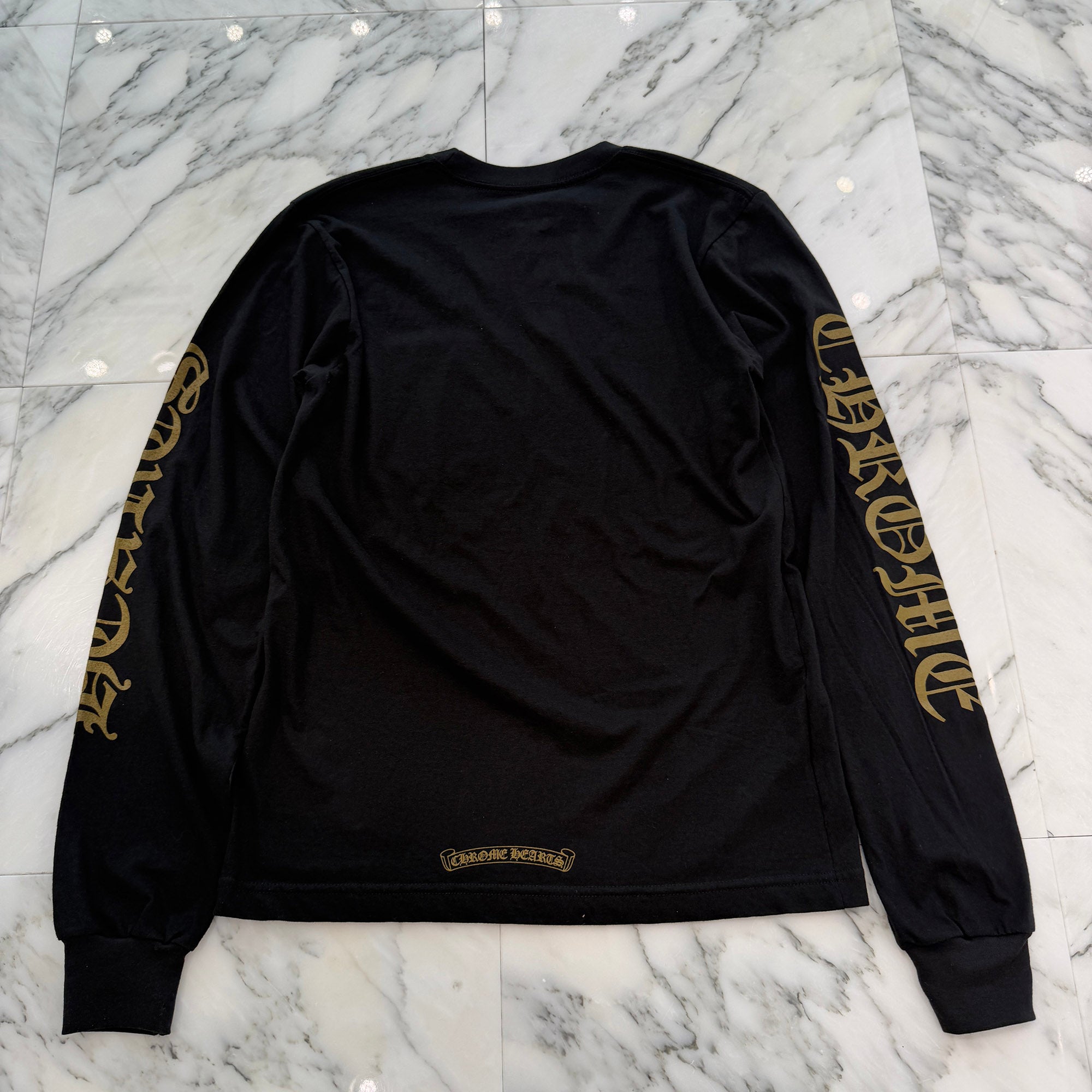 CHROME HEARTS 2026SS Neck Logo Long Sleeve Tee Size S クロムハーツ ネックロゴ ロングスリーブTシャツ サイズS
