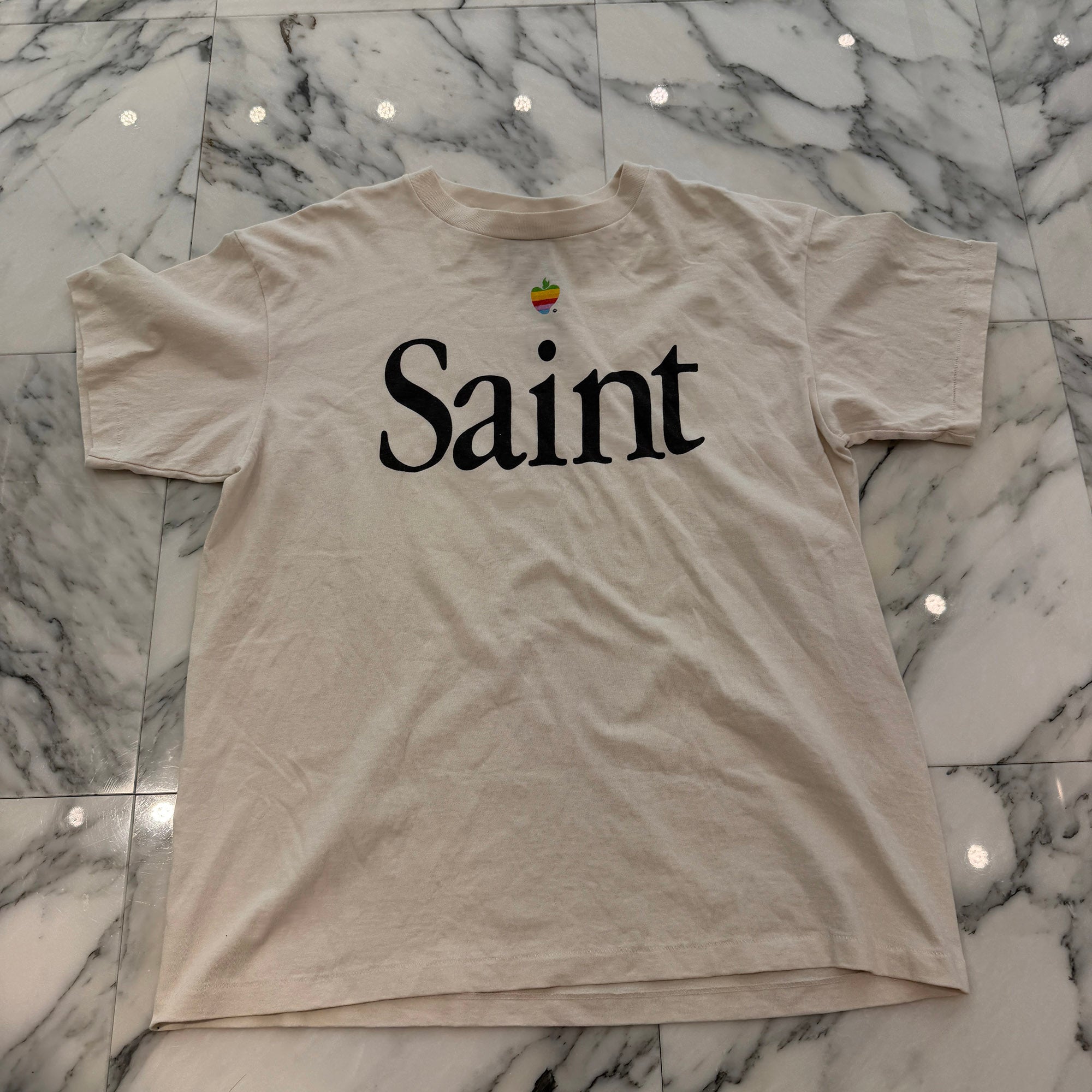 SAINT Mxxxxxx 2023AW "HEART SAINT" S/S Tee SM-A23-0000-005 Size L セントマイケル "ハートセイント" 半袖Tシャツ サイズL