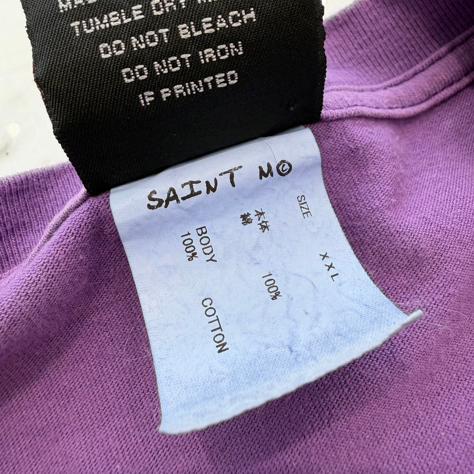 SAINT Mxxxxxx 2024SS "UNIVERSAL" S/S Tee SM-YS8-0000-014 Size XXL セントマイケル "ユニバーサル" 半袖Tシャツ サイズXXL