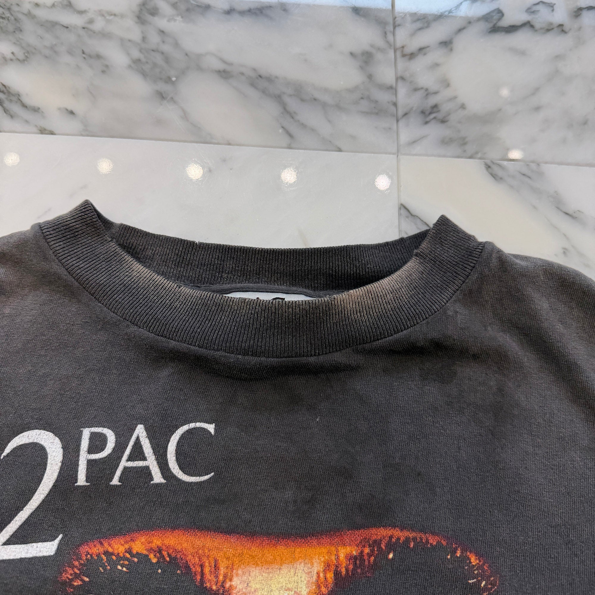 SAINT Mxxxxxx × 2PAC 2025SS "2PC" S/S Tee SM-HR8-0000-C14 Size S セントマイケル×2パック "2PC" 半袖Tシャツ サイズS