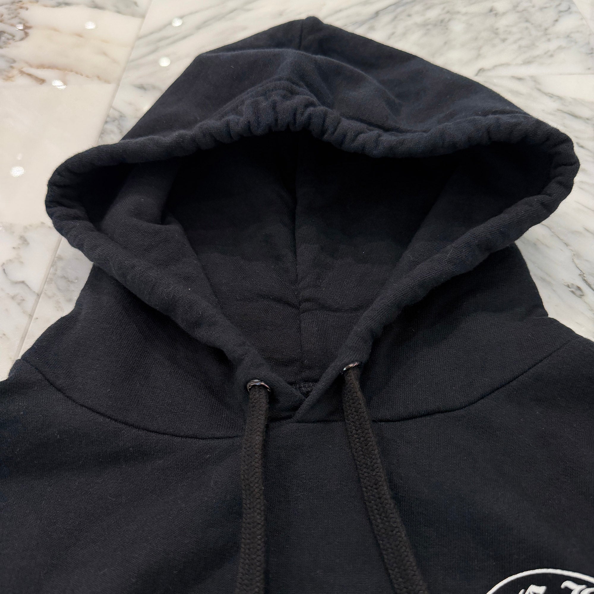 CHROME HEARTS Floral Cross Horseshoe Pullover Hoodie Size S クロムハーツ フローラルクロス ホースシュー プルオーバーフーディ サイズS