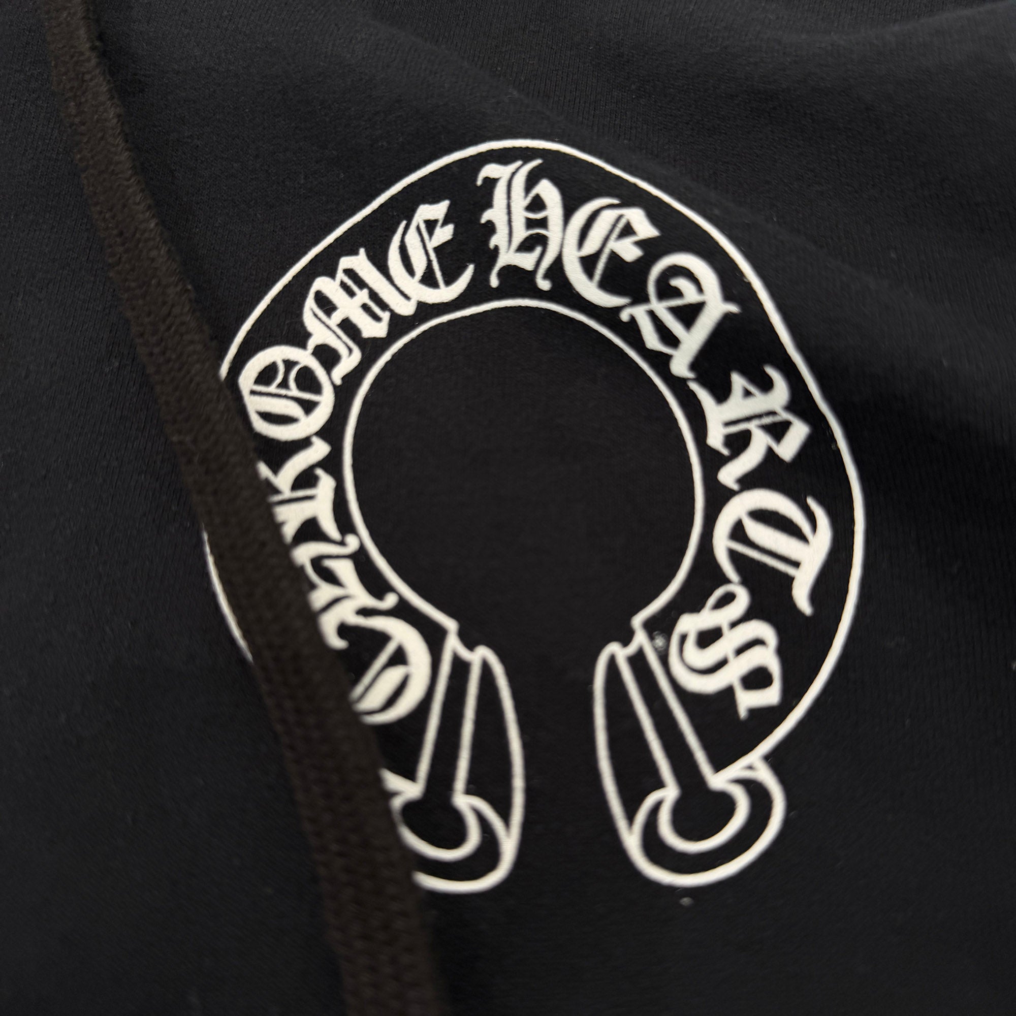 CHROME HEARTS Floral Cross Horseshoe Pullover Hoodie Size S クロムハーツ フローラルクロス ホースシュー プルオーバーフーディ サイズS