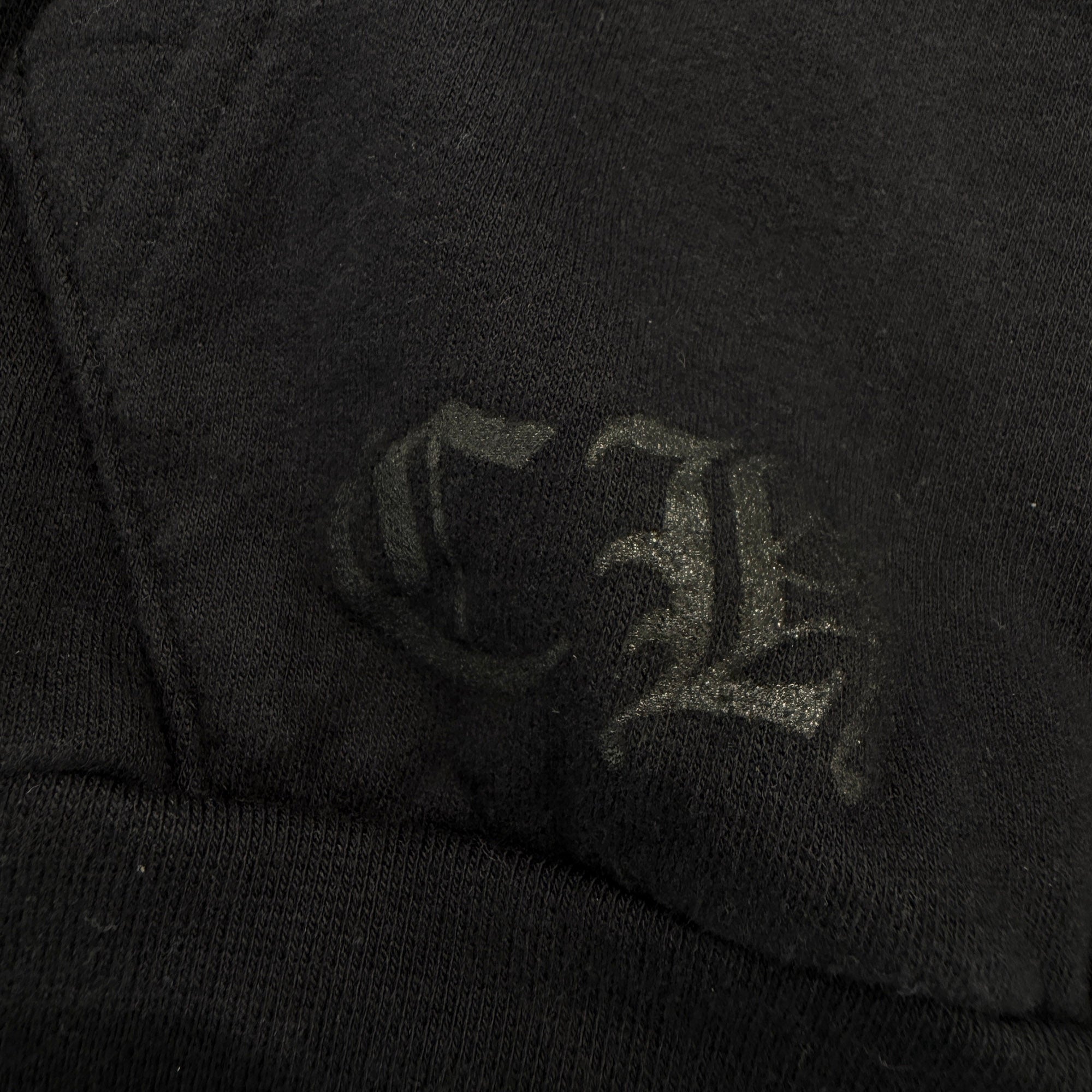 CHROME HEARTS Floral Cross Horseshoe Pullover Hoodie Size S クロムハーツ フローラルクロス ホースシュー プルオーバーフーディ サイズS