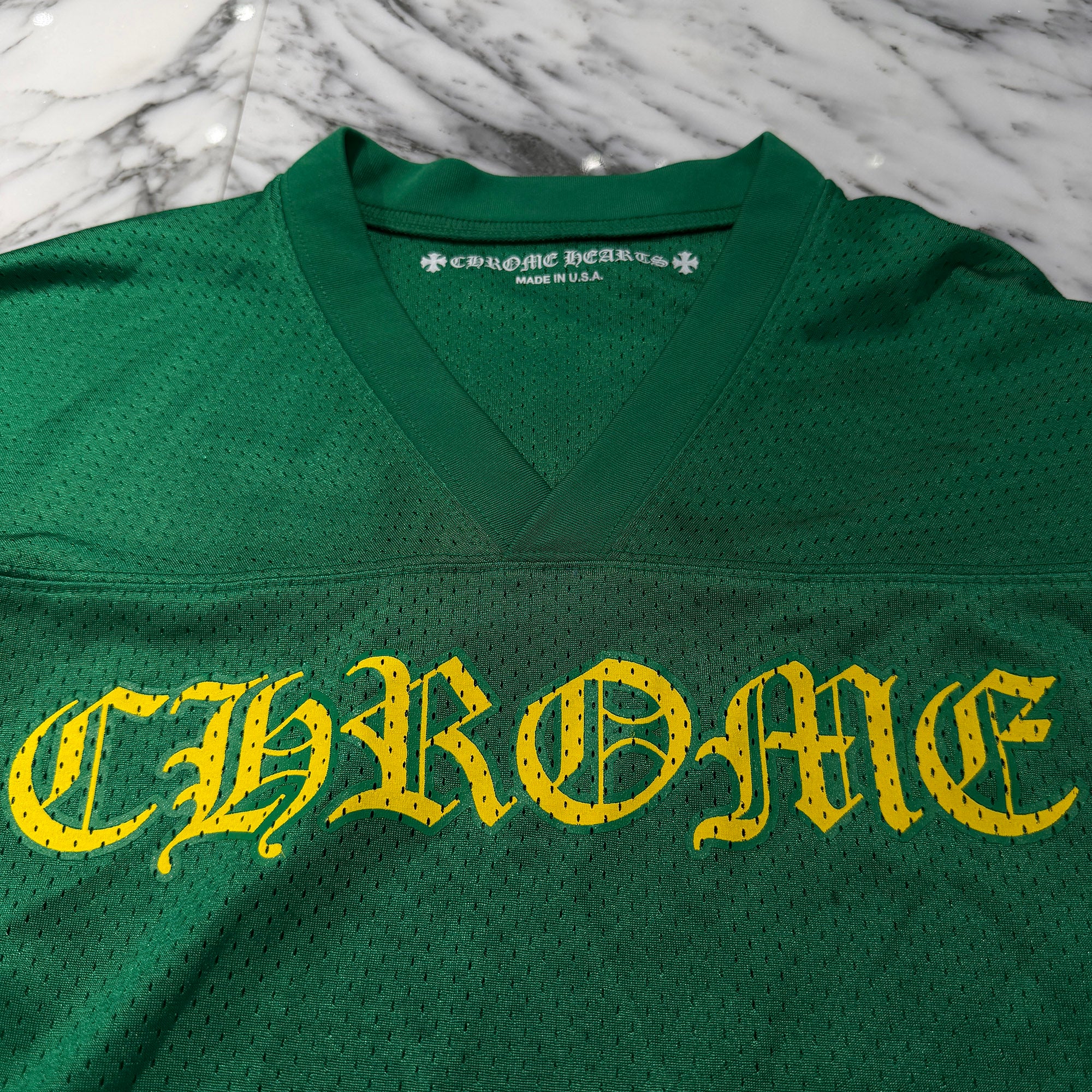 CHROME HEARTS Mesh Warm Up Jersey Size S クロムハーツ メッシュ