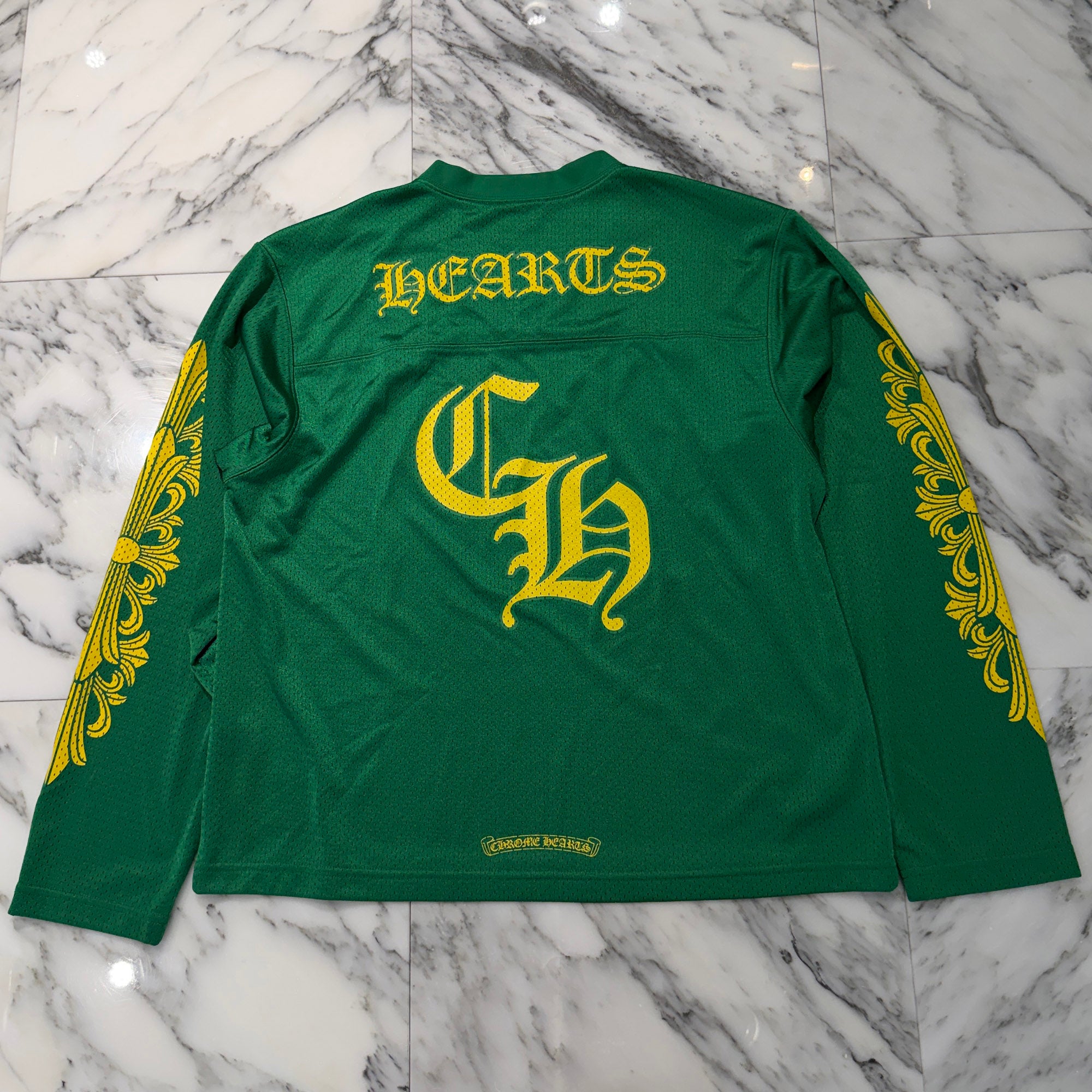 CHROME HEARTS Mesh Warm Up Jersey Size S クロムハーツ メッシュ