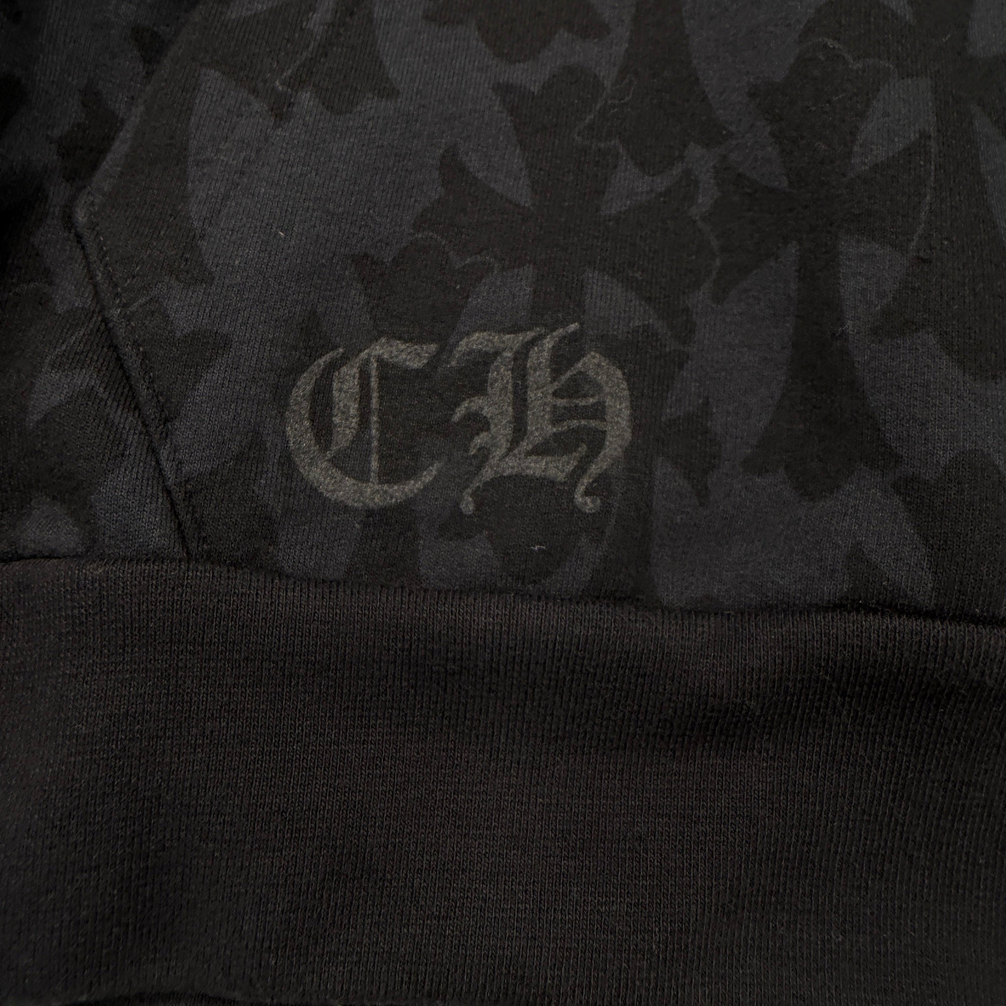 CHROME HEARTS 2024SS Graveyard Cemetery Cross Zip Up Hoodie Size XL クロムハーツ グレイブヤード セメタリークロス ジップアップフーディ 総柄 サイズXL