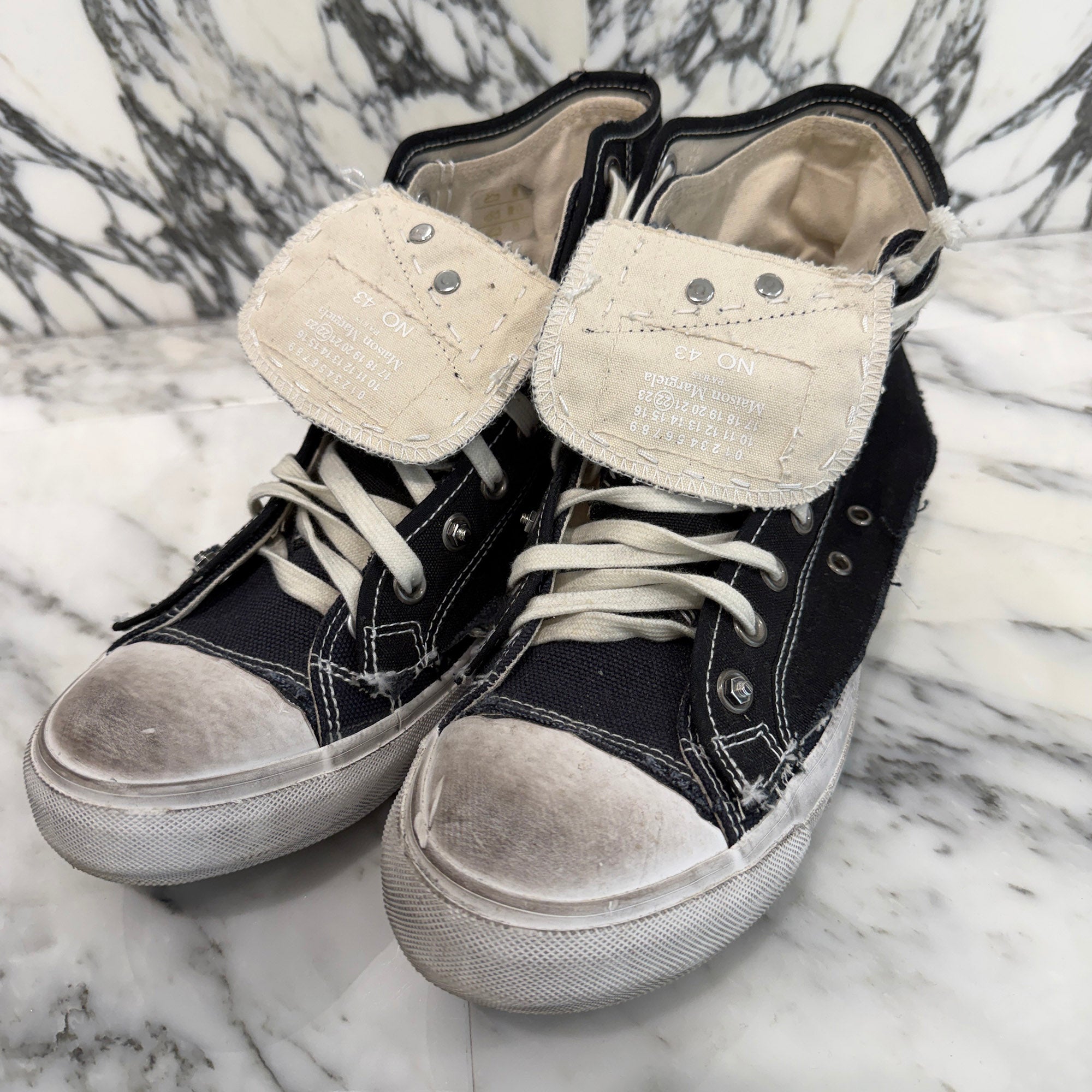 Maison Margiela 2025AW LOVE TO DEATH High Top Sneakers S97WS0082 Size 43(約28.0cm) メゾンマルジェラ ラブ・トゥ・デス ハイトップスニーカー サイズ43(約28.0cm)