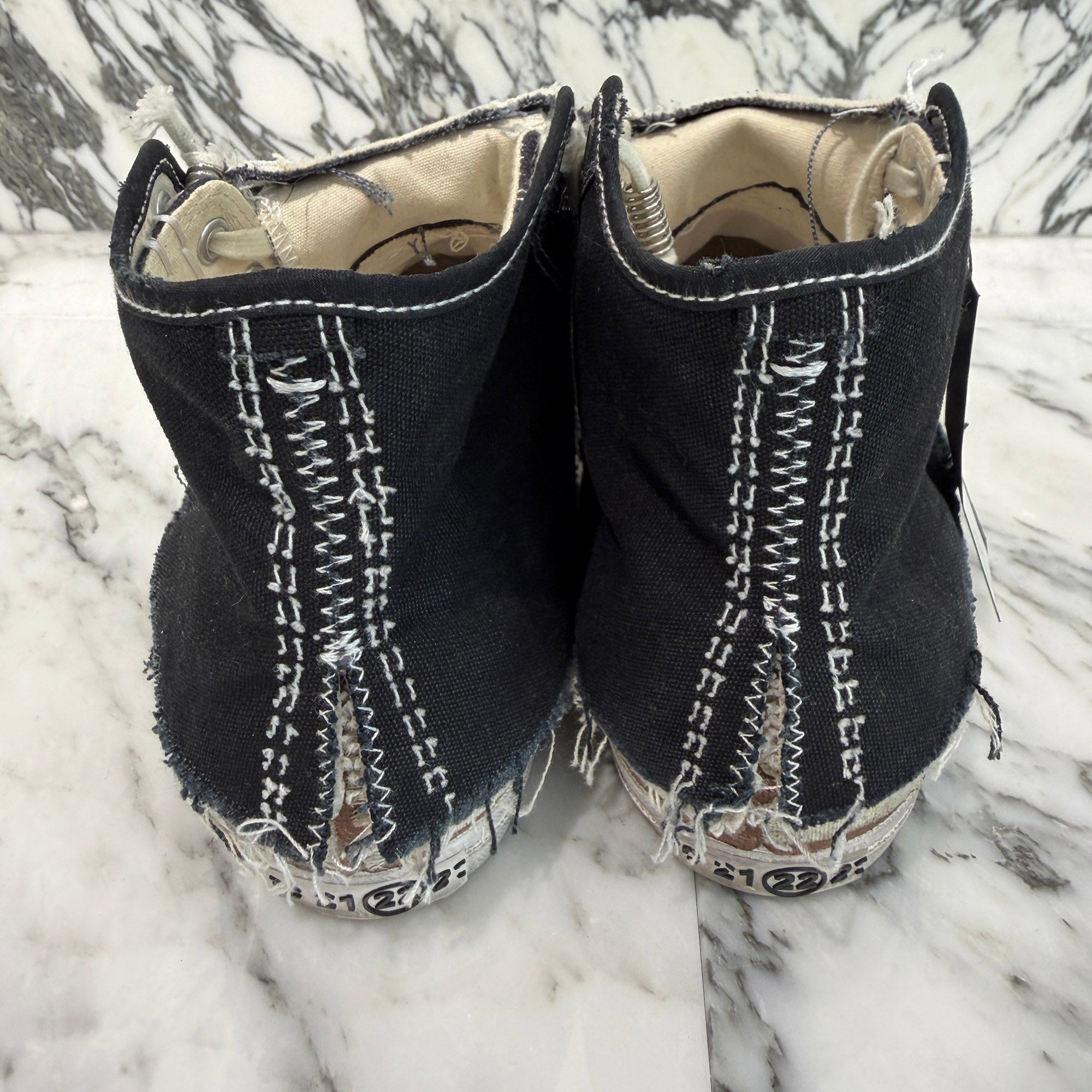 Maison Margiela 2025AW LOVE TO DEATH High Top Sneakers S97WS0082 Size 43(約28.0cm) メゾンマルジェラ ラブ・トゥ・デス ハイトップスニーカー サイズ43(約28.0cm)