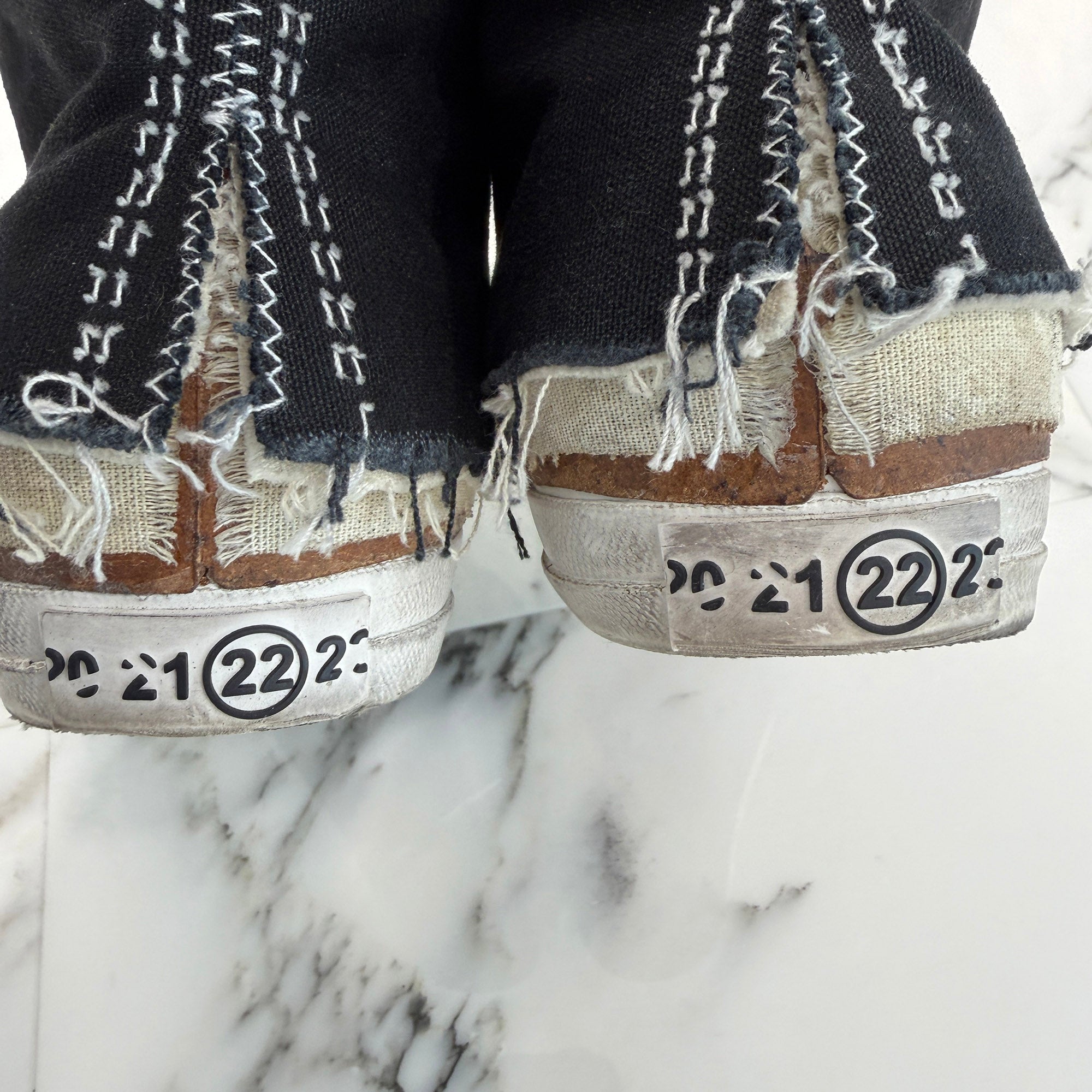Maison Margiela 2025AW LOVE TO DEATH High Top Sneakers S97WS0082 Size 43(約28.0cm) メゾンマルジェラ ラブ・トゥ・デス ハイトップスニーカー サイズ43(約28.0cm)